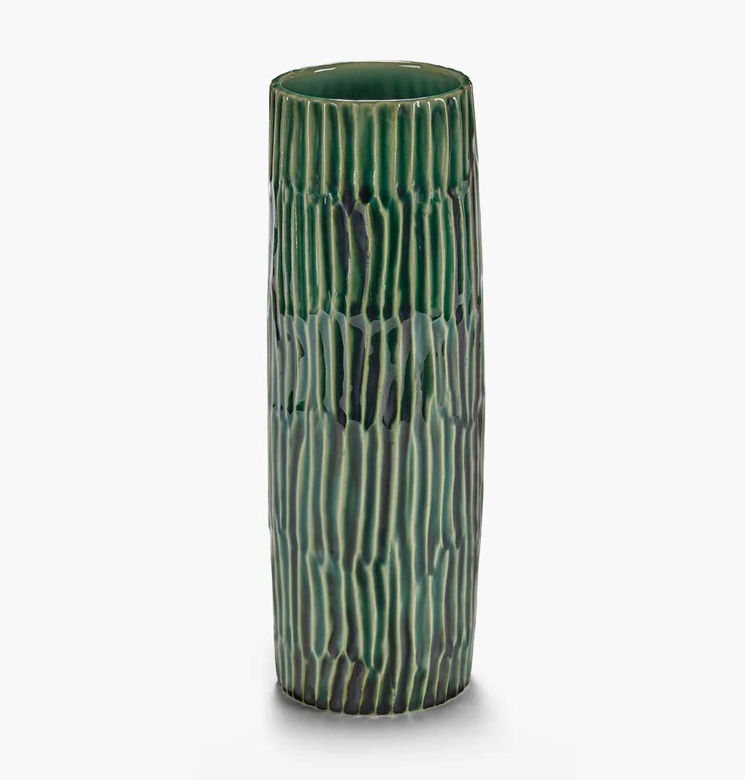  Verde Lanza  Vase grün  von Pascale Naessens, Höhe ca. 25 cm