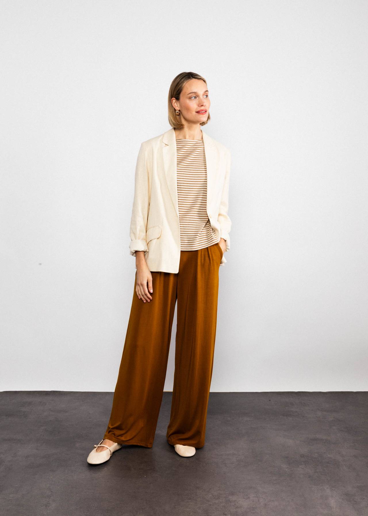 BlutsgeschwisterSommerhose Dressed for Success - strong ochre