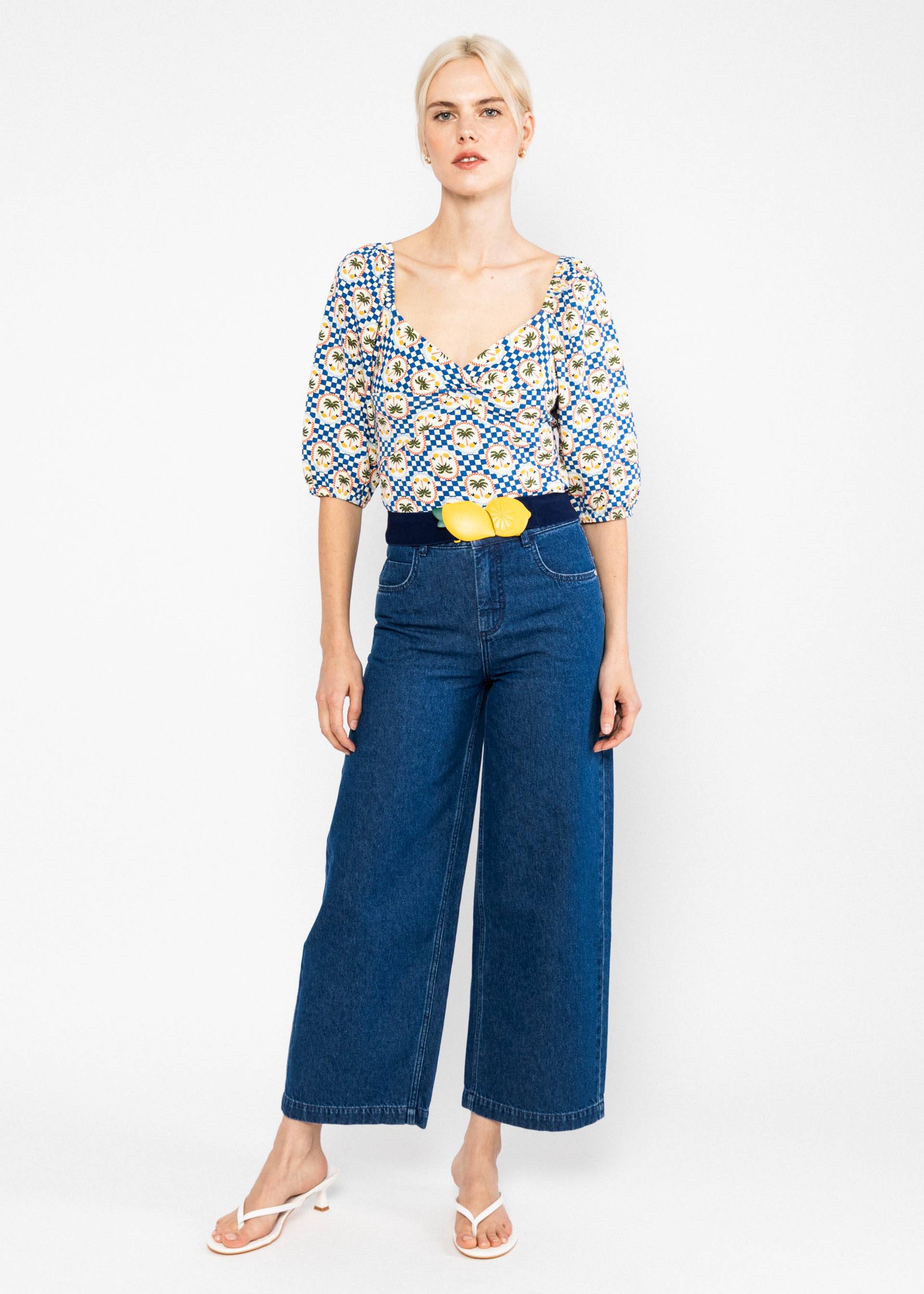 Blutsgeschwister  Taillengürtel Limonello Love - blue belt, Zitronen, Gürtel