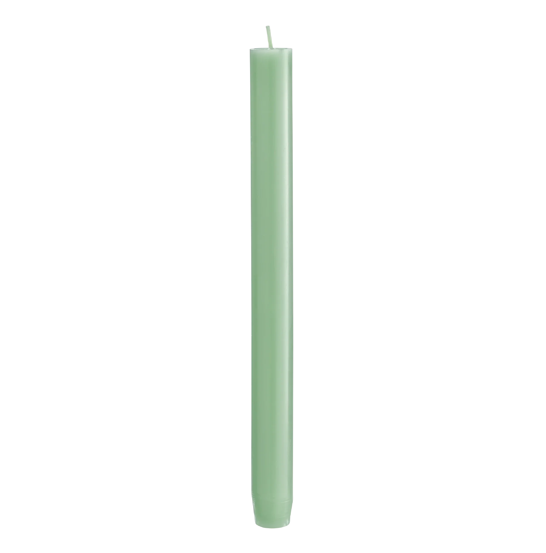 Engels Kerzen  Stabkerze gegossen, Größe D. 2,2 x H 24 cm Smaragd
