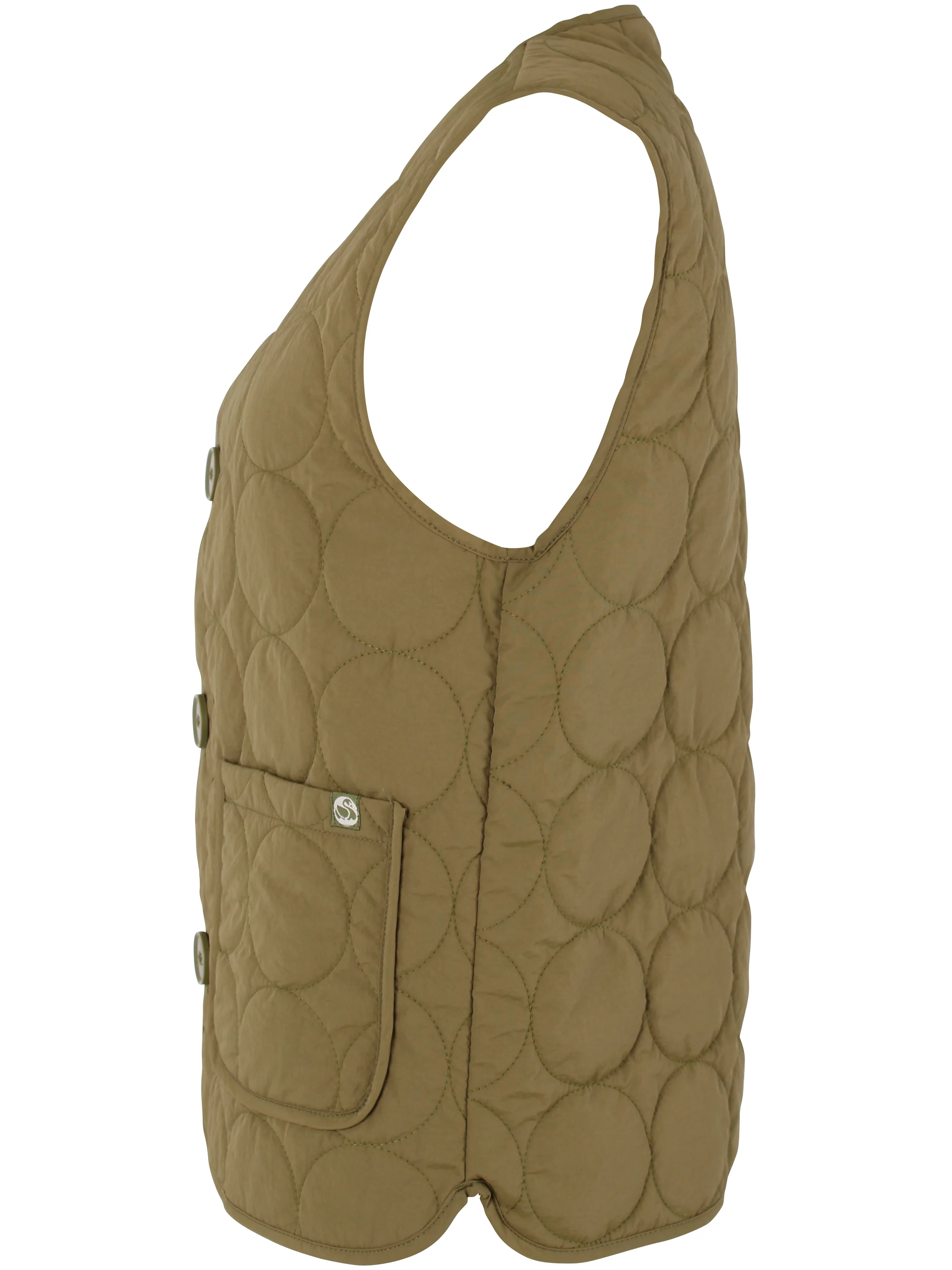 % Danefae Danefield Thermo Vest Olive, Thermoweste
