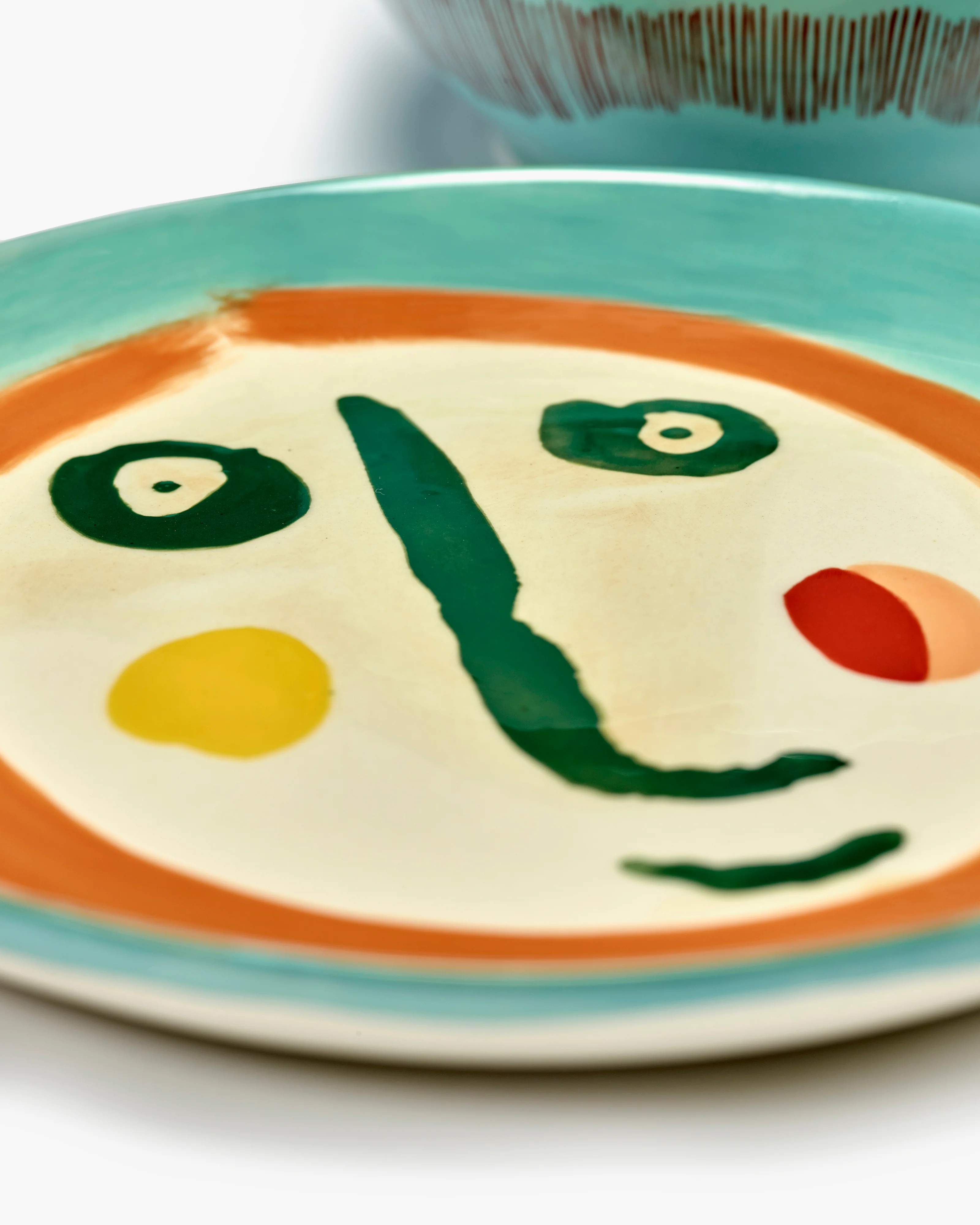 Ottolenghi Frühstückteller mit Gesicht 2 Feast, D. 19 cm, Face