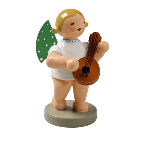 Wendt & Kühn Engel mit Mandoline, braune Haare