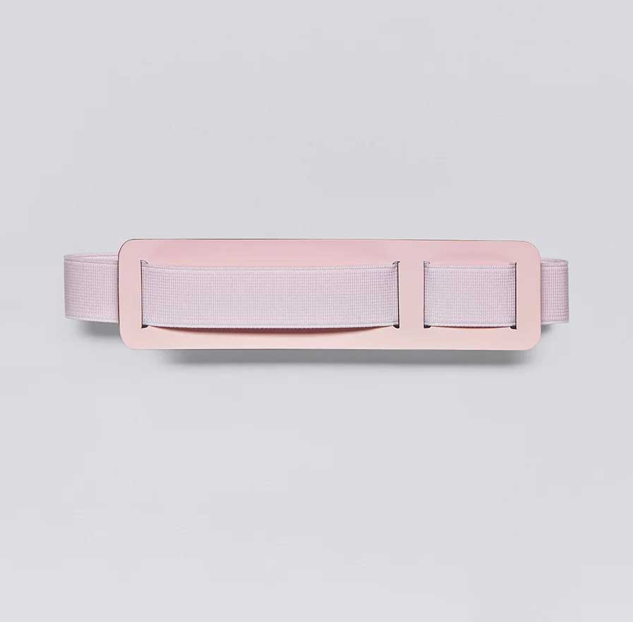 NUUNA Anti Handbag Textilband L Recyceltes Leder Rosé