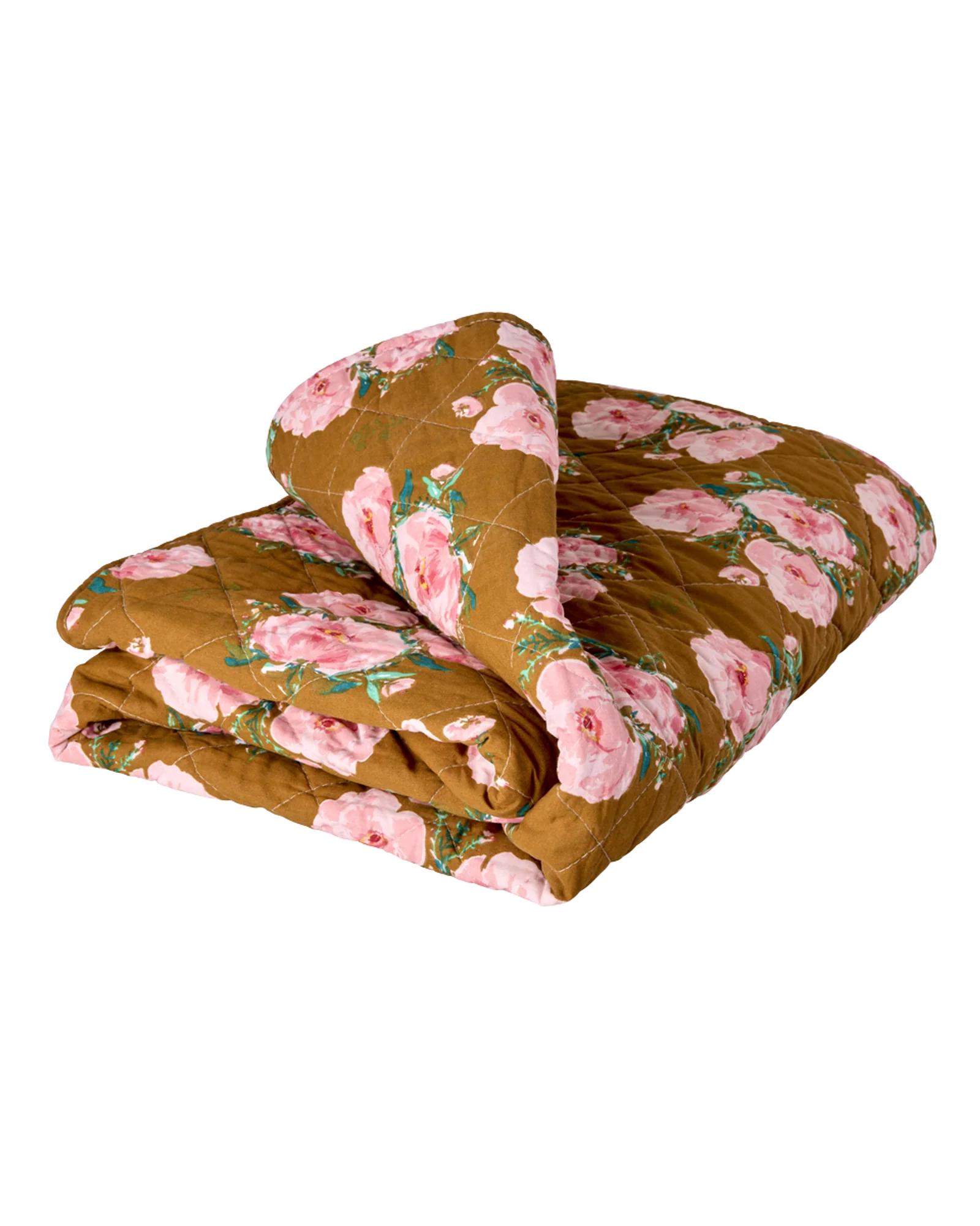 Rice Plaid „Floral Fiesta Rose, ca. 130 x 180cm, Rice Stoff Decke - Pink - Floral Fiesta Rose