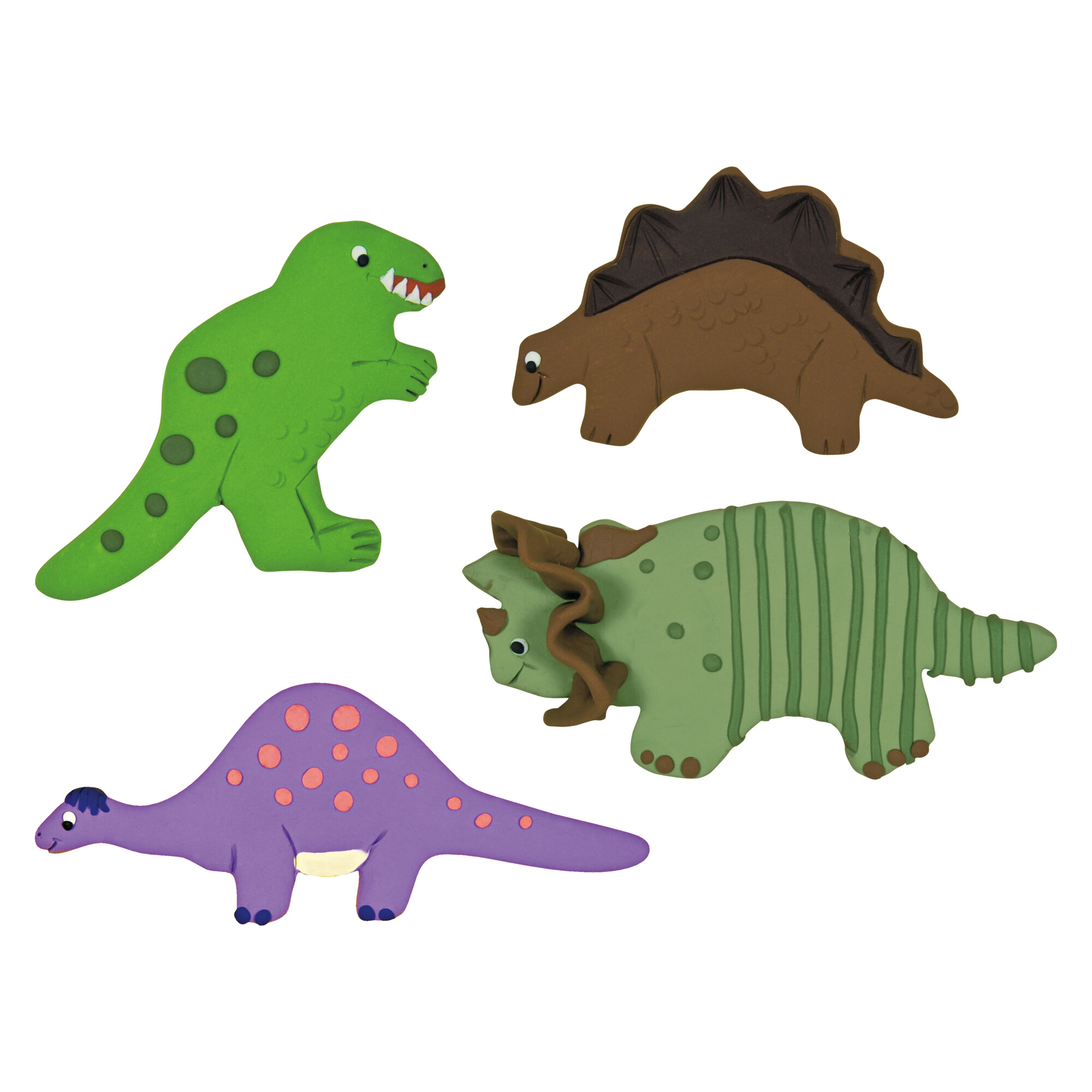 Ausstecher Dinosaurier – Set, 4-teilig  von Städter, Präge-Ausstecher, Plätzchen Backen 