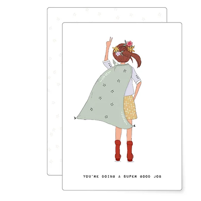 MIAO Postkarte   "Heldin des Alltags"