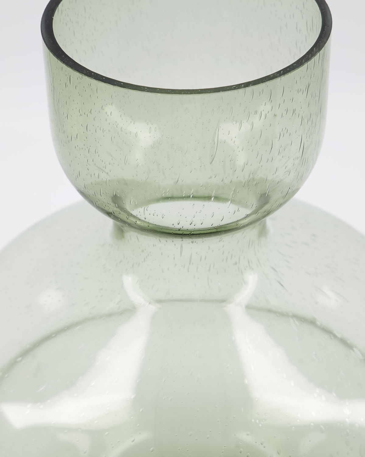 % House doctor Vase" Organi", ca. 24 x 35 cm, Grün, Glas