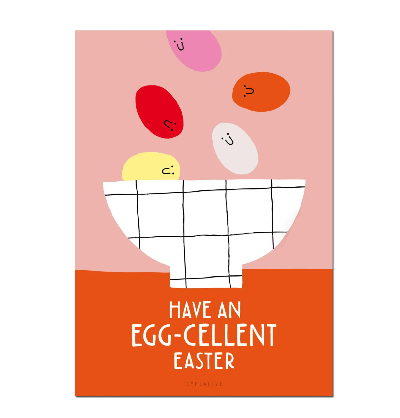 Typealive Postkarte Ostern "Egg-Cellent "     