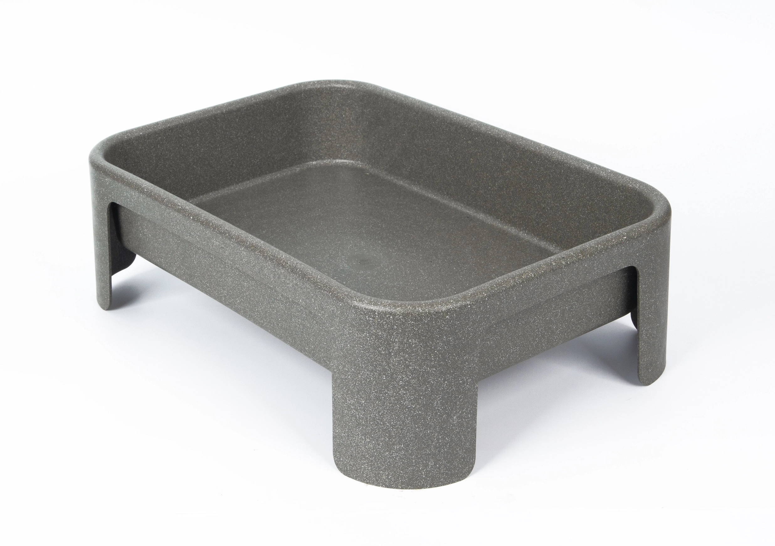 Vogelbad " Hallo  Johann" , Vogelbad oder Futterspender aus 100% recyceltem Material