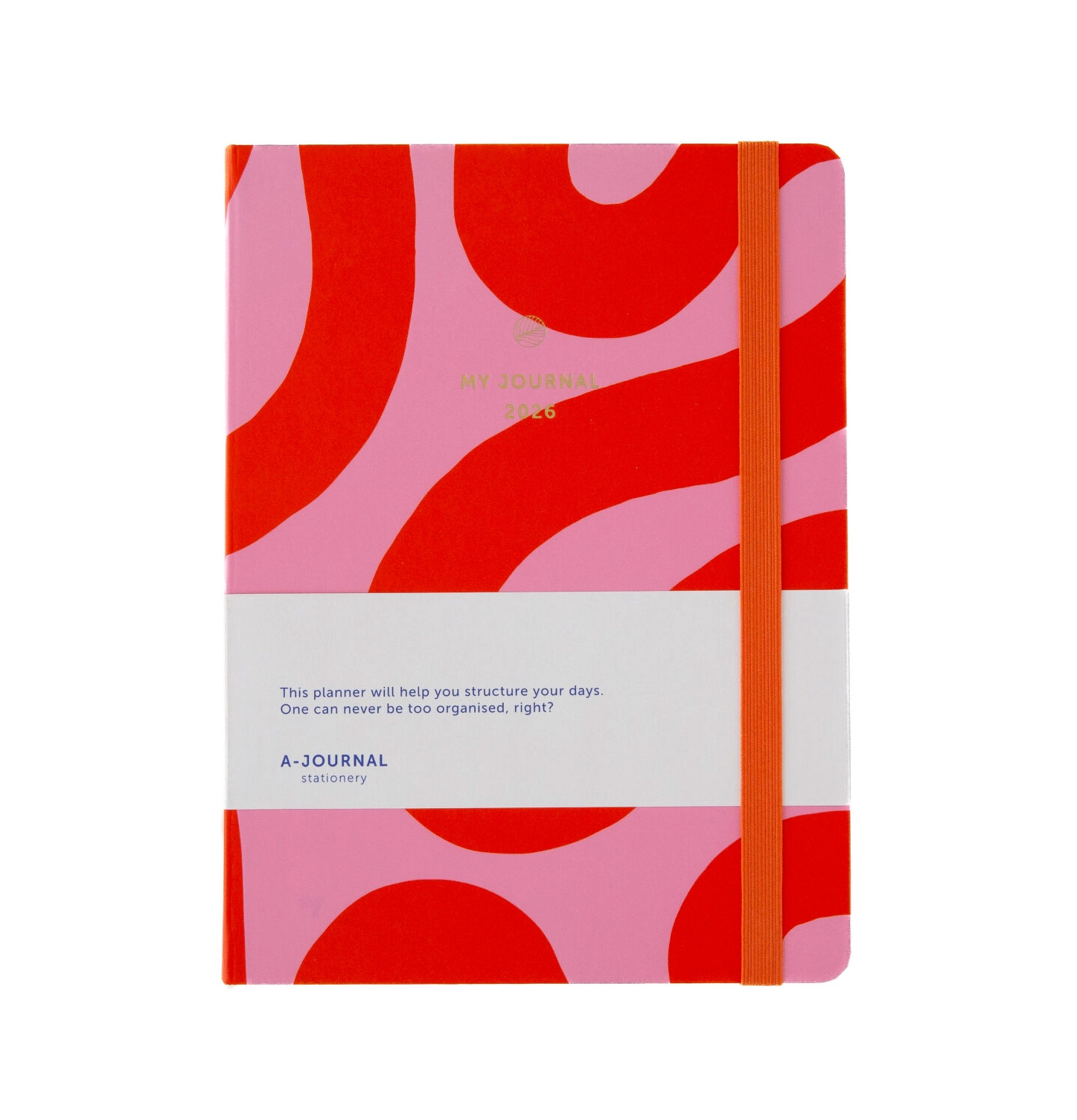 A-Journal Mein Tagebuch 2026 - Flow Pink,  ca. 21,5 x 16 x 1,5 cm , Kalender 2026 