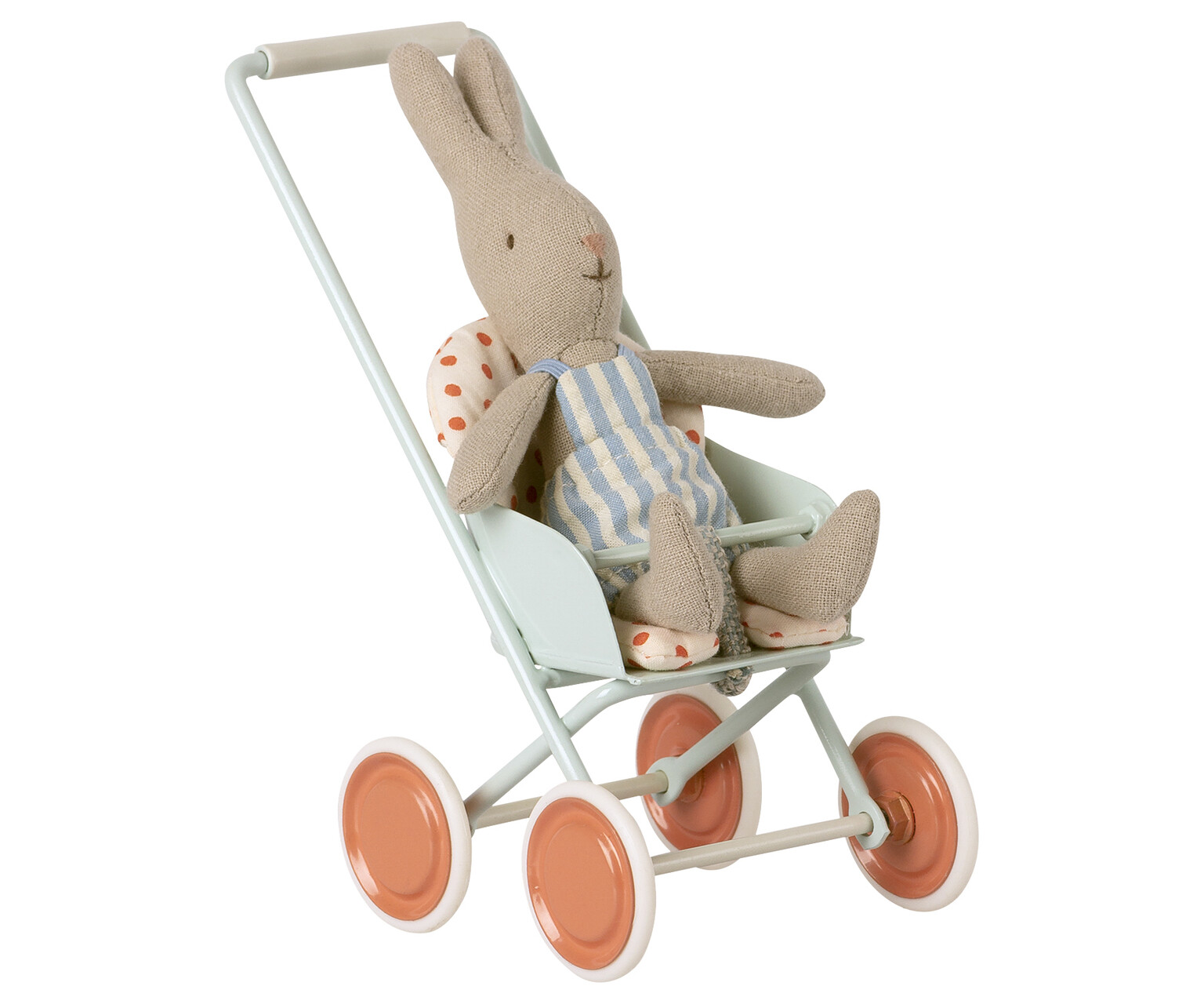 Maileg Kinderwagen, Mikro -Himmelblau, ca. 14,5 cm Maileg Kinderwagen, Mikro -Himmelblau, ca. 14,5 cm