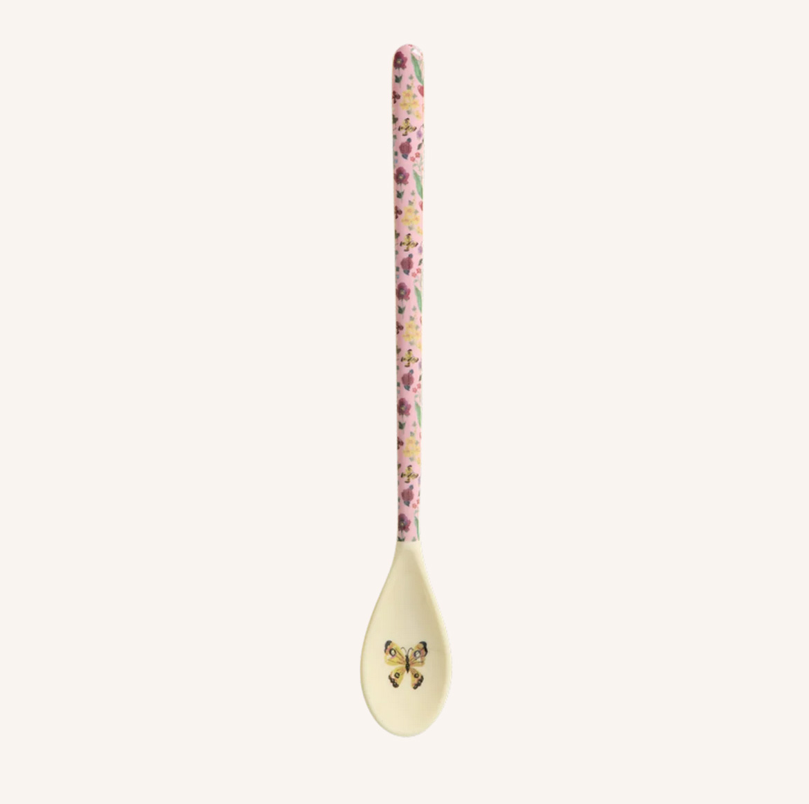 Rice Melamin Latte-Löffel - Pink - Nathalie Lété Vol. 2 Print, Schmetterling