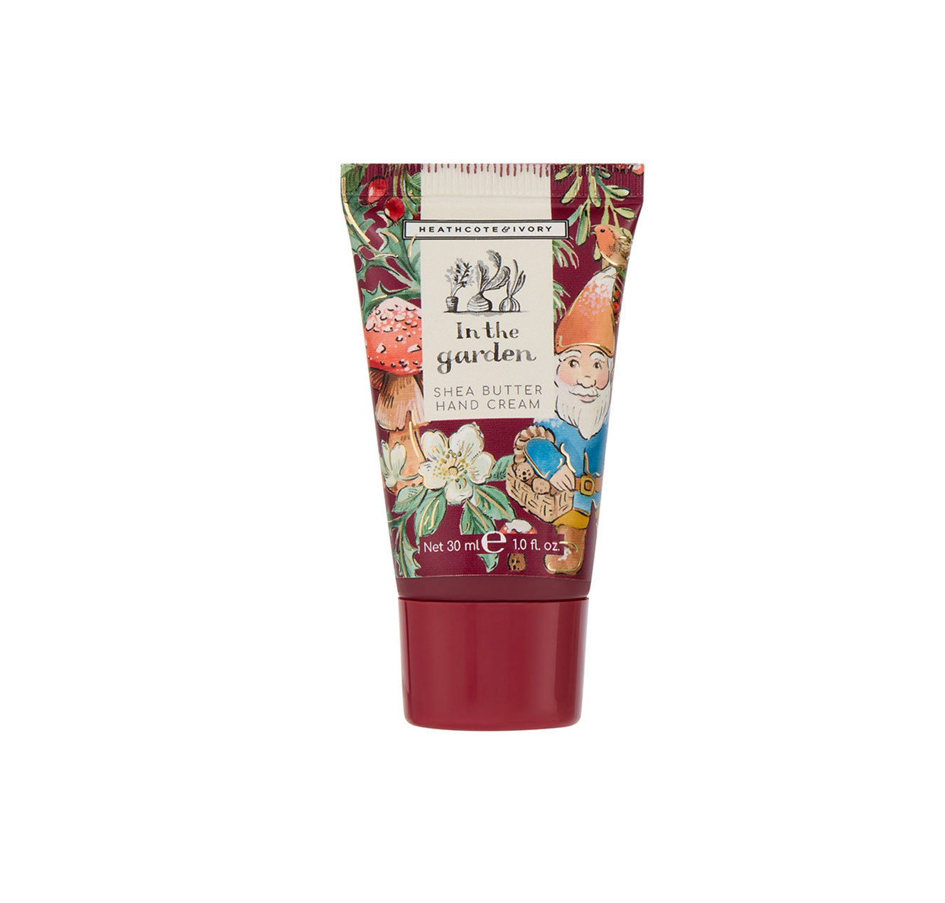 Handcreme mini bordeaux In The Garden von Heathcote & Ivory, 30 ml