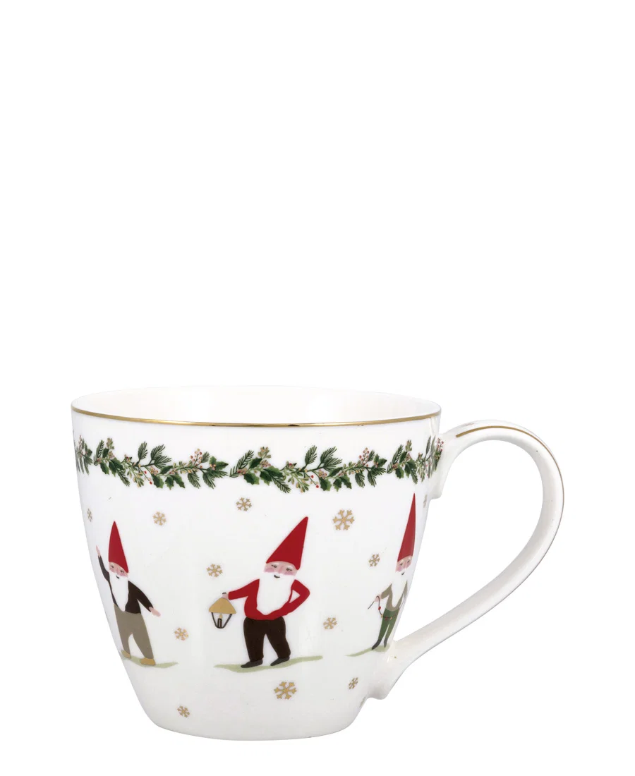 Greengate Becher Pixie white, Zwerg, Tasse mit Henkel