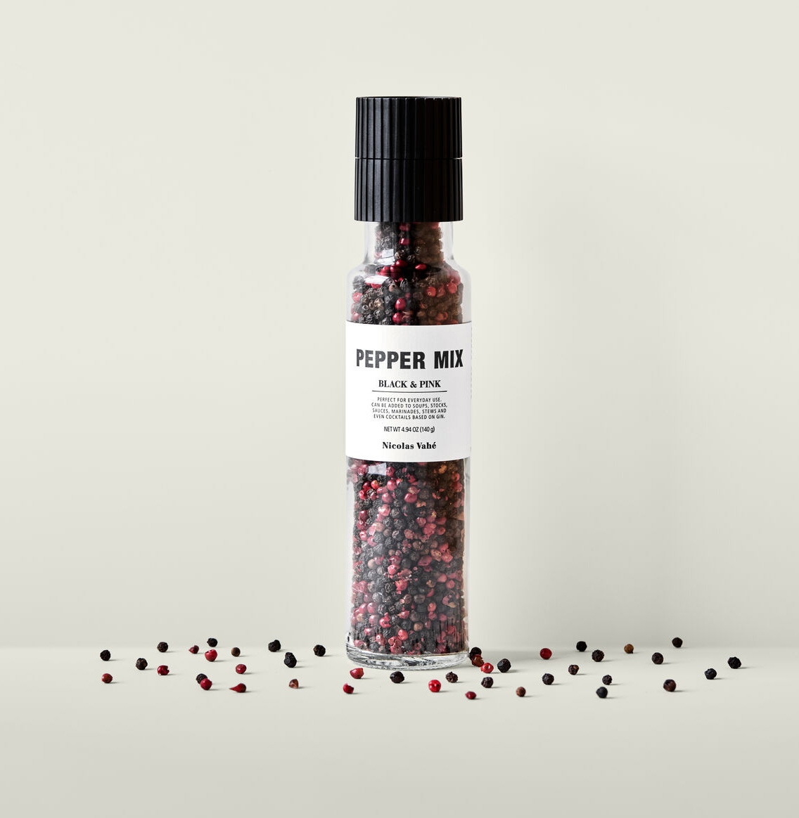 Nicolas Vahe Pfeffer MIX Black & pink, 140 g , Nicolas Vahe  Pepper, Black & pink mix, 140 g