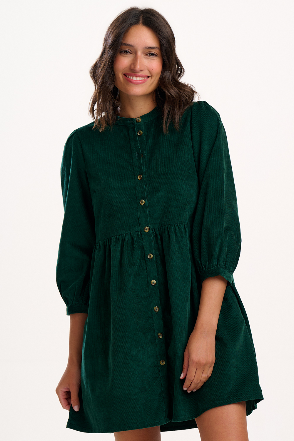 % Kleid Brandy Cord Green von sugarhill BRIGHTON