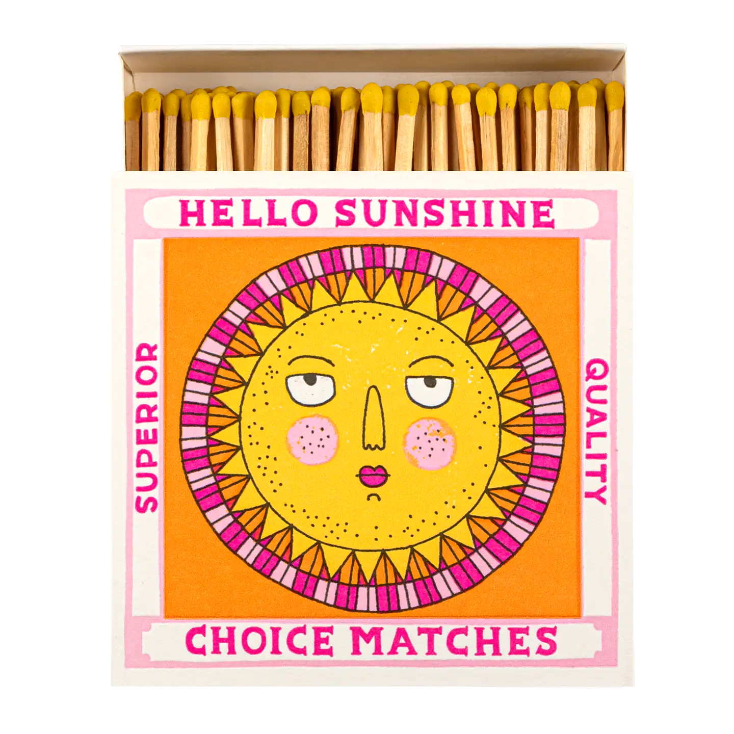 Archivist Gallery Streichhölzer "Hello Sunshine" von Archivist Gallery , ca.11 x 11 cm, Sonne