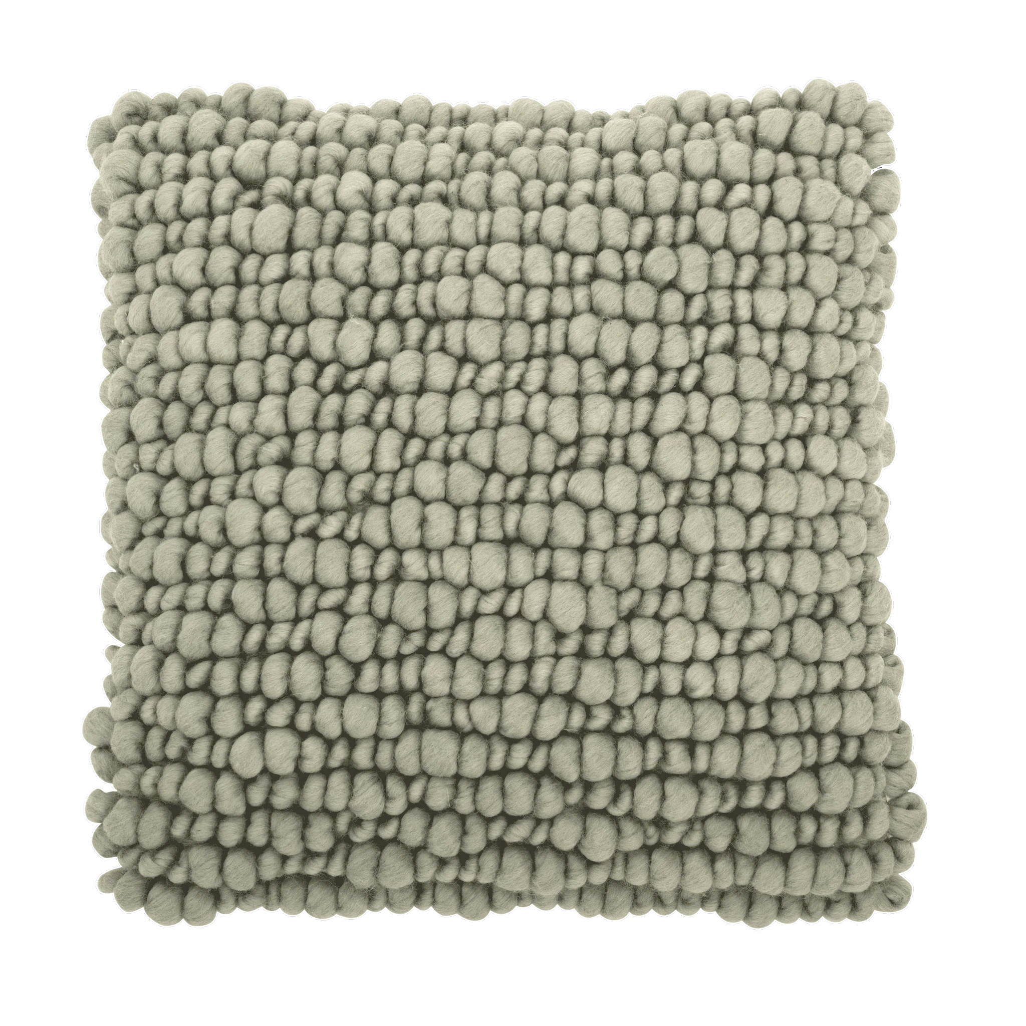 Urban Nature culture Kissen  Wolle 3D " lilypad " ca. 45 x 45 cm, salbeigrün