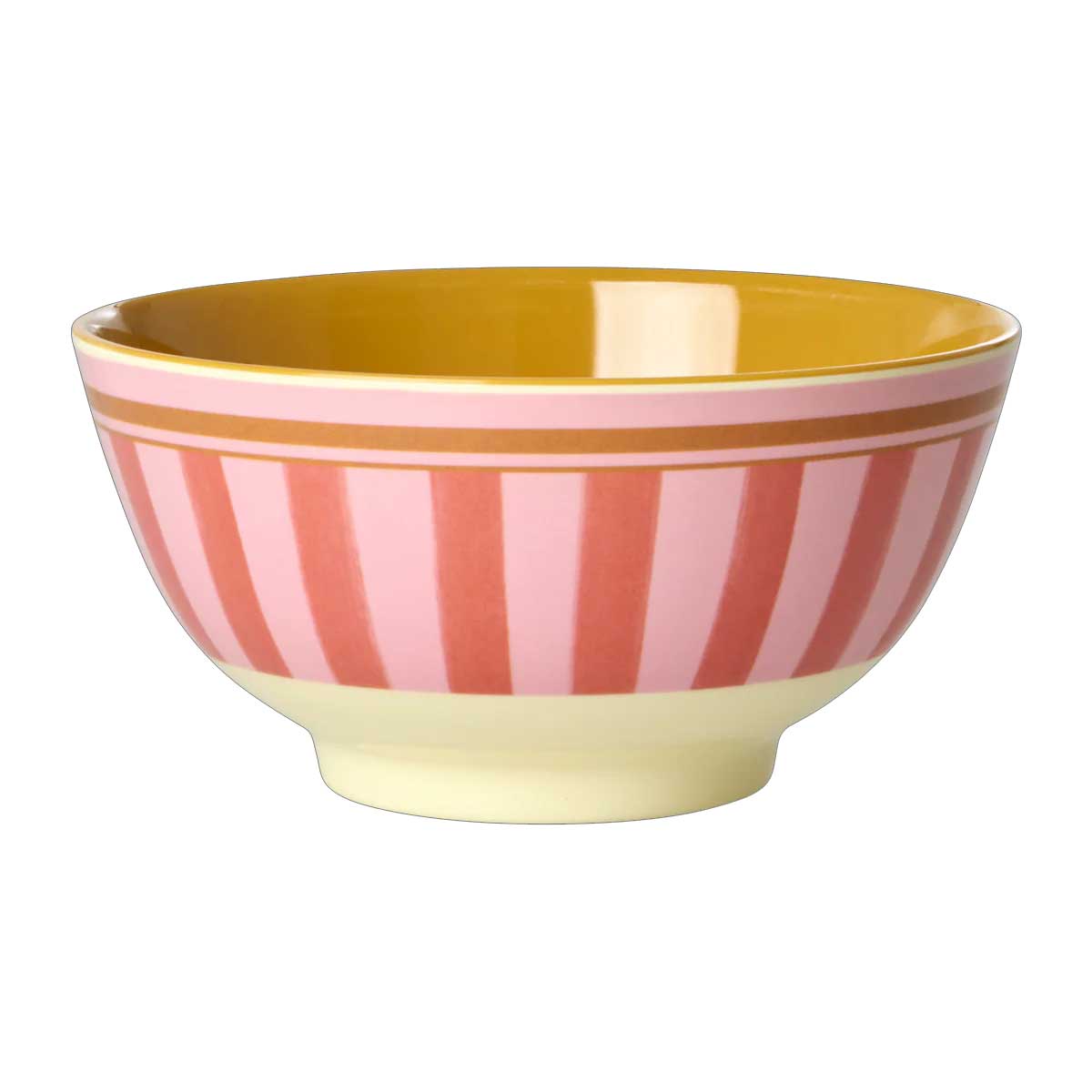 Rice Melamin Bowl Organic Stripes Print, Mittelgroße Schüssel - Streifen , 700 ml 