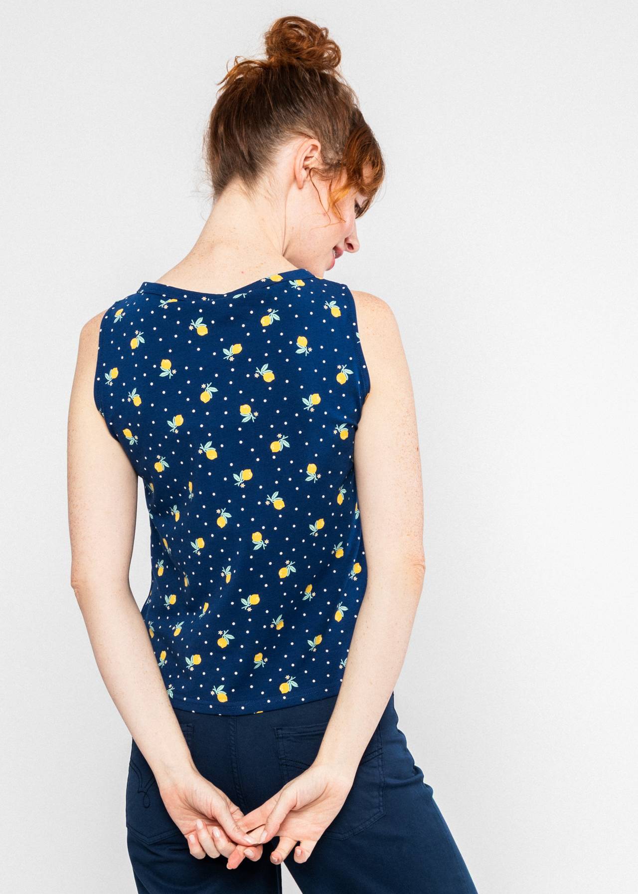 Blutsgeschwister Sommer Top Party Pie - lemon rain, Zitronen