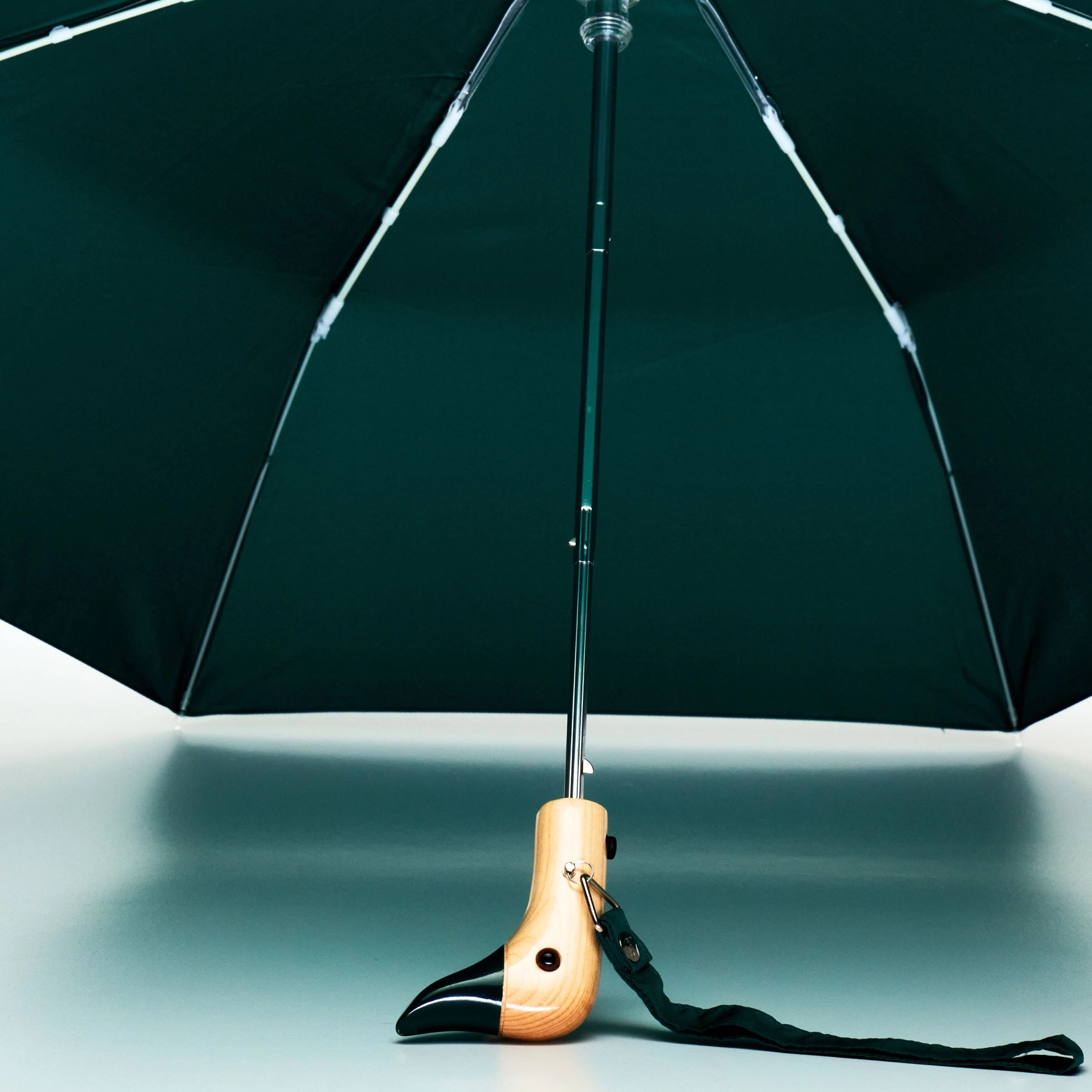 Regenschirm Original Duckhead FOREST GREEN, Dunkelgrün, Forest Green Eco-Friendly Umbrella