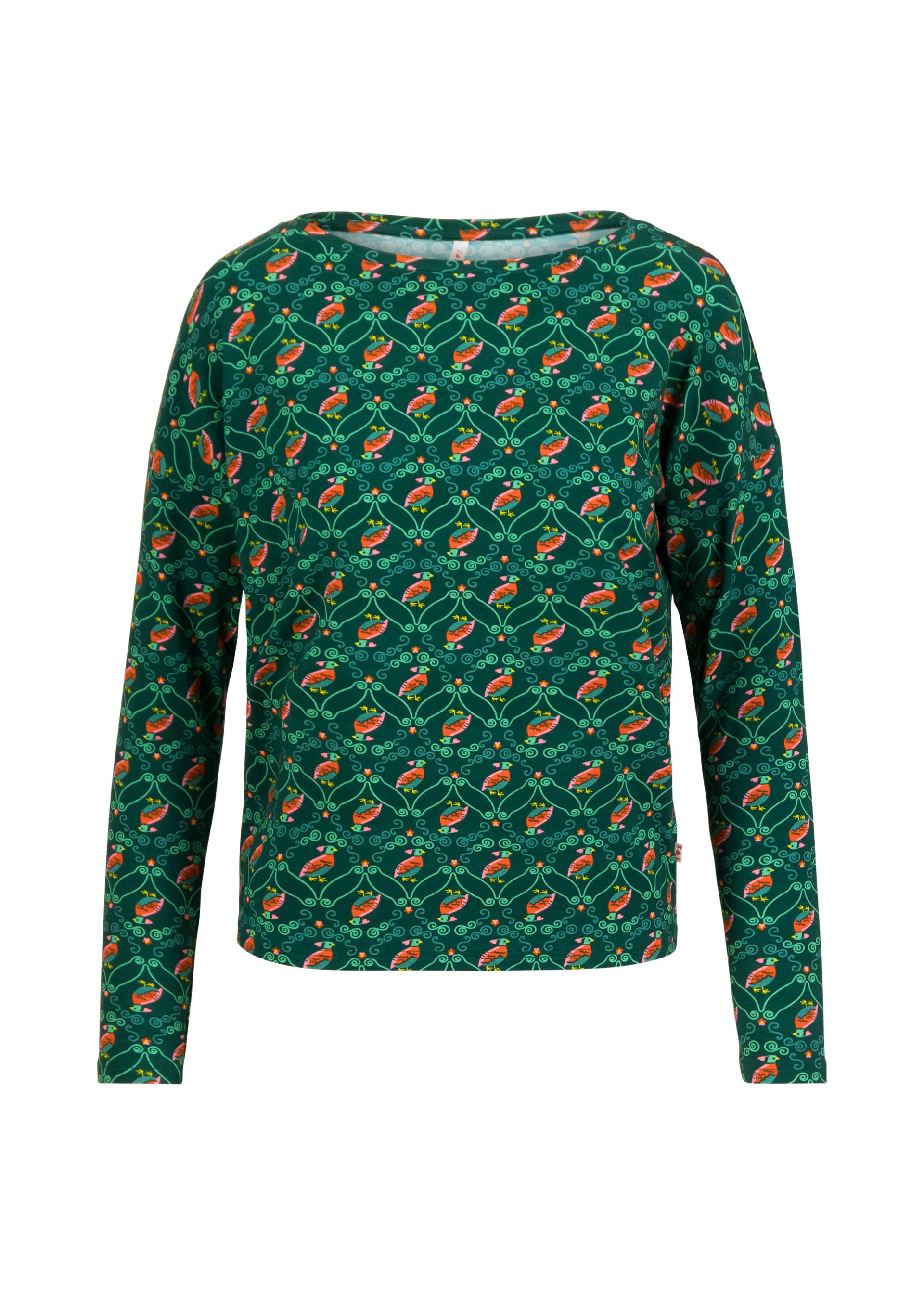 % Blutsgeschwister Longsleeve Carry me Home, Muster: california quail bed %