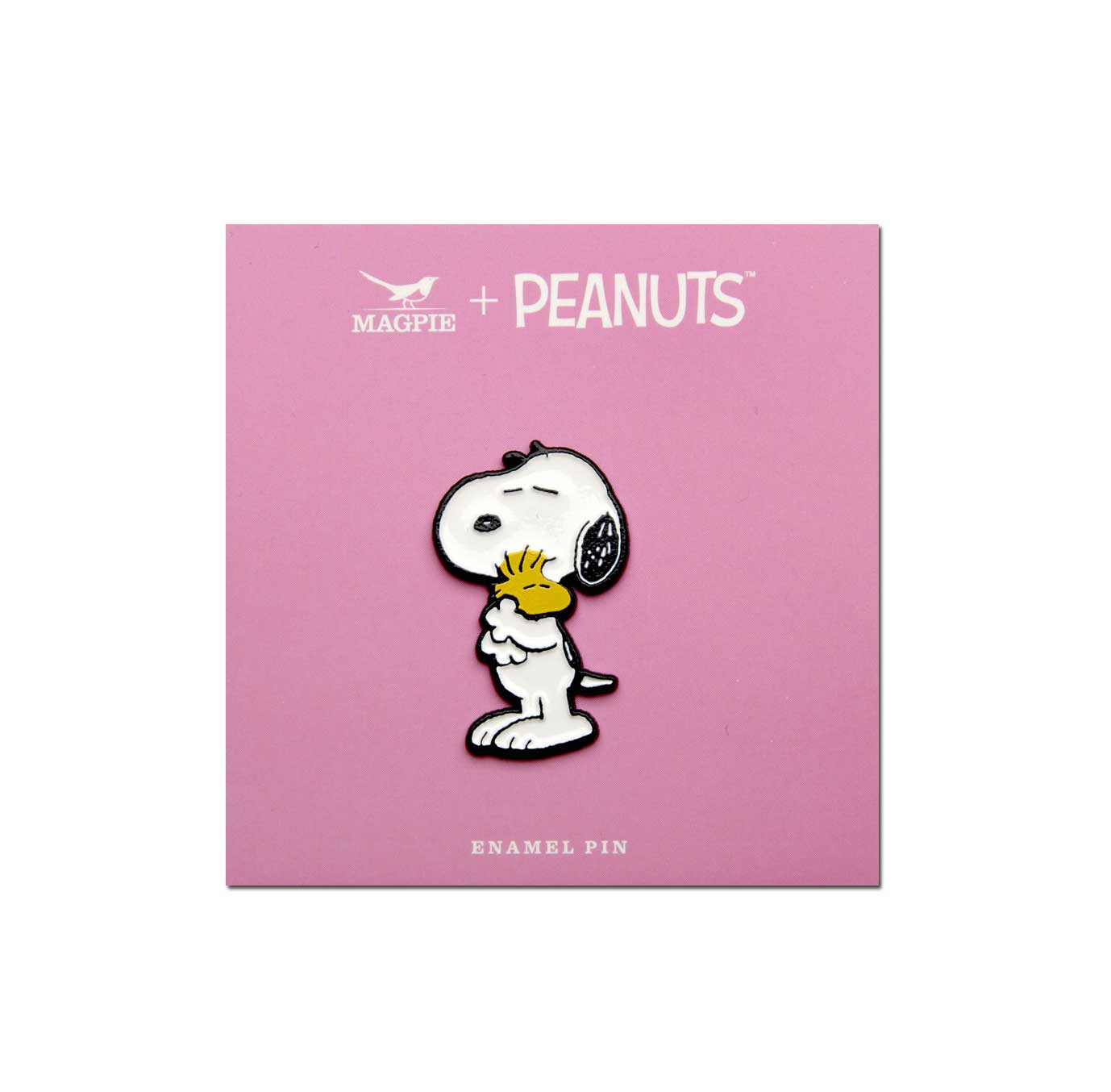 Peanuts Anstecker HUGS, snoopy und woodstock