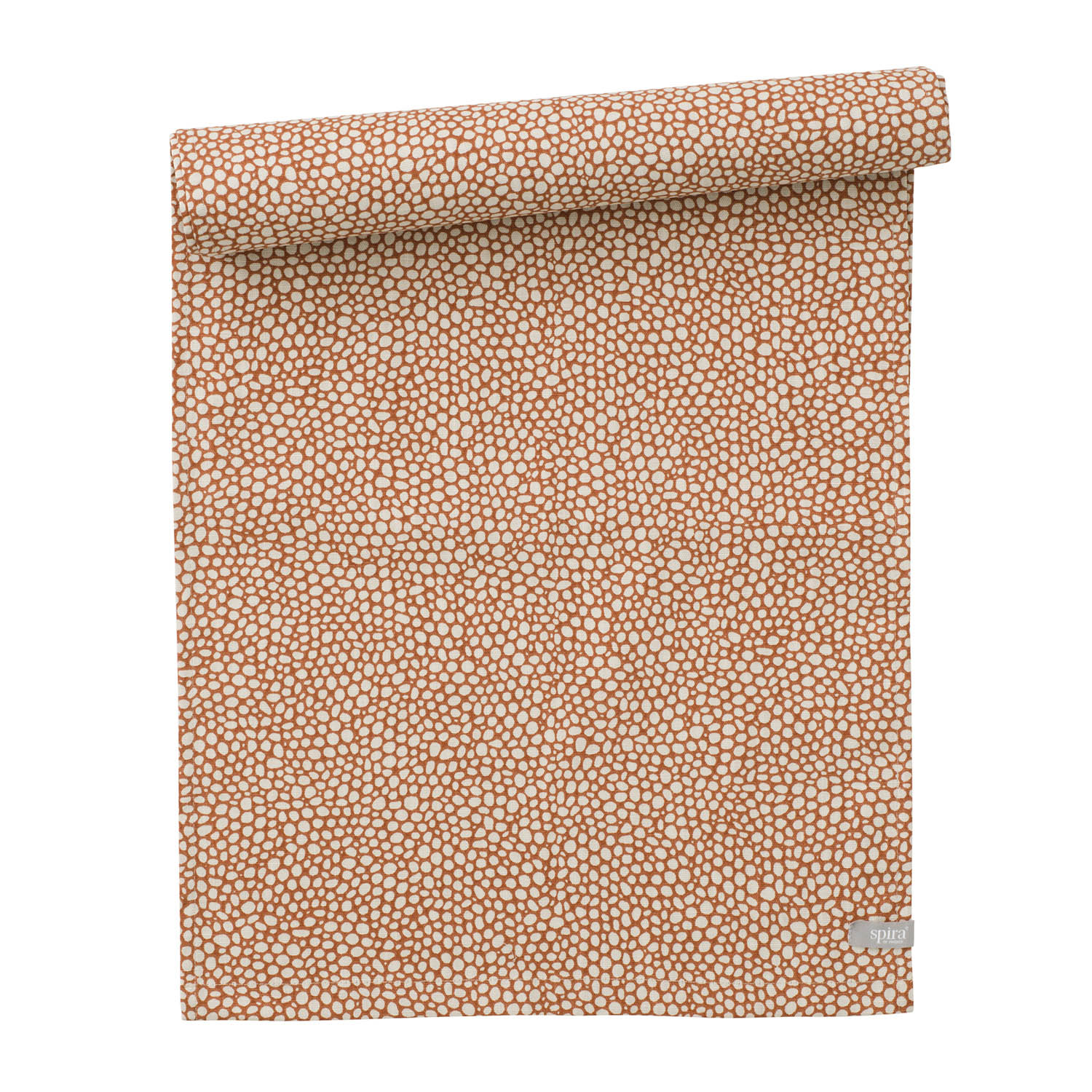 Spira of Sweden Tischläufer DOTTE Orange/Brick, ca. 42 x 140 cm