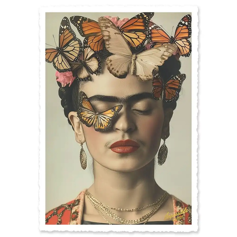 Impossible Card Postkarte *Frida Kahlo
