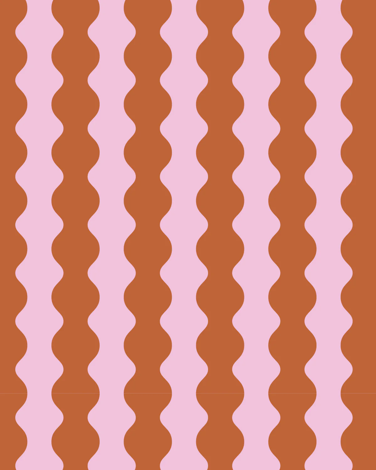 Baumwolltasche WAVY, ca. 40 x 10 x 45 + 3 cm, Stofftasche wavy light fuchsia + rust