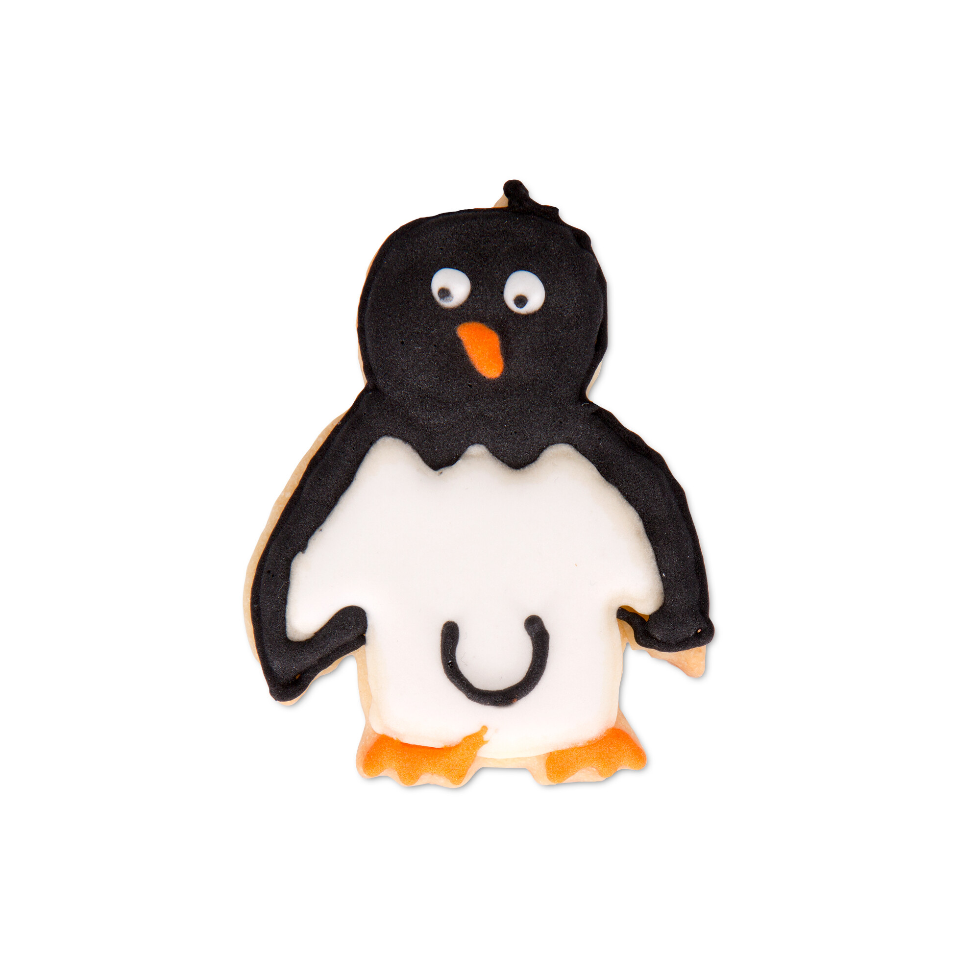 Ausstecherle Pinguin Edelstahl 5,5 cm von Städter, Präge-Ausstecher Pinguin, Plätzchen Backen 