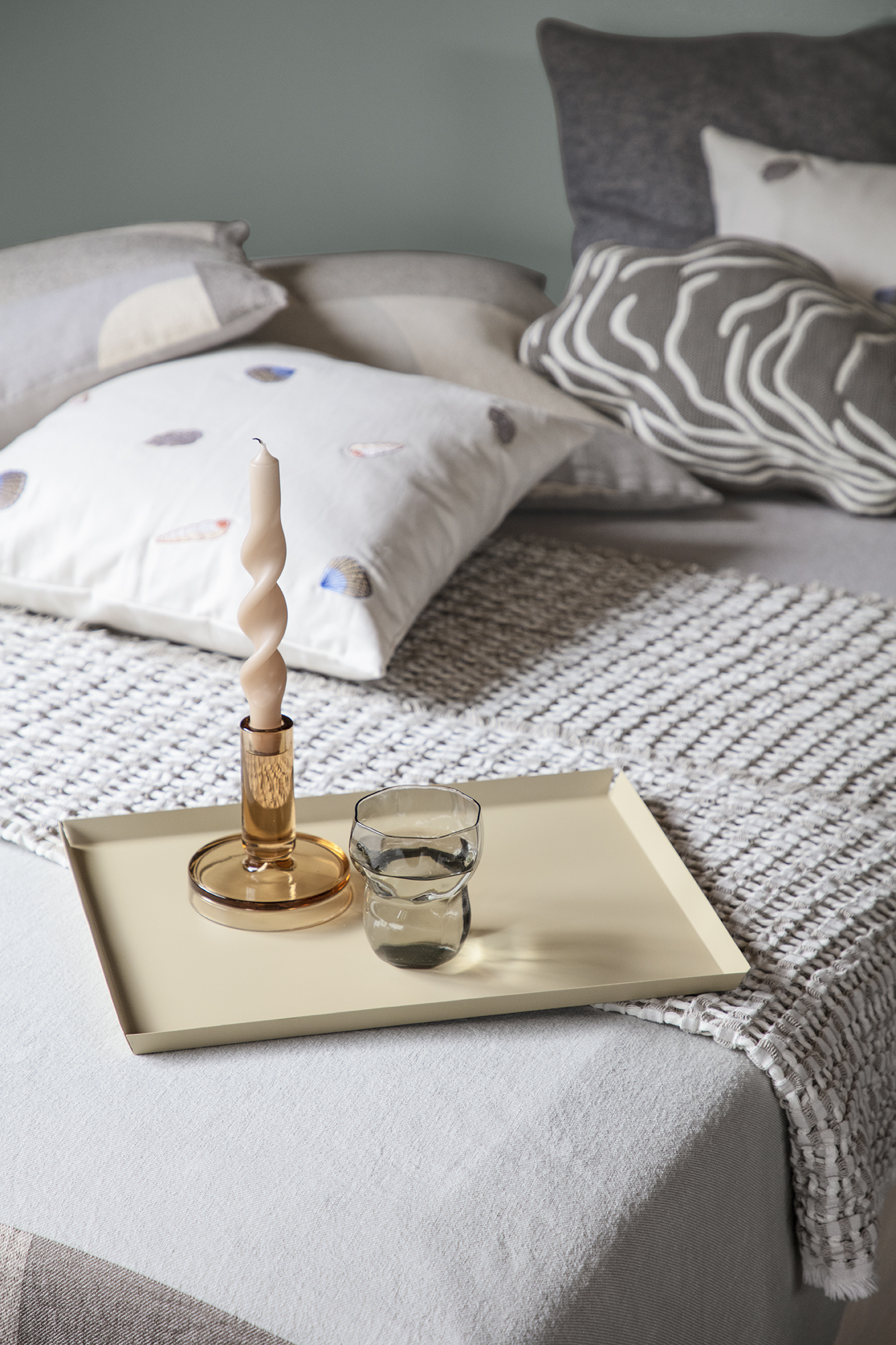 Petra Leuchter Indian Tan, Glas  H14 cm  von Broste Copenhagen
