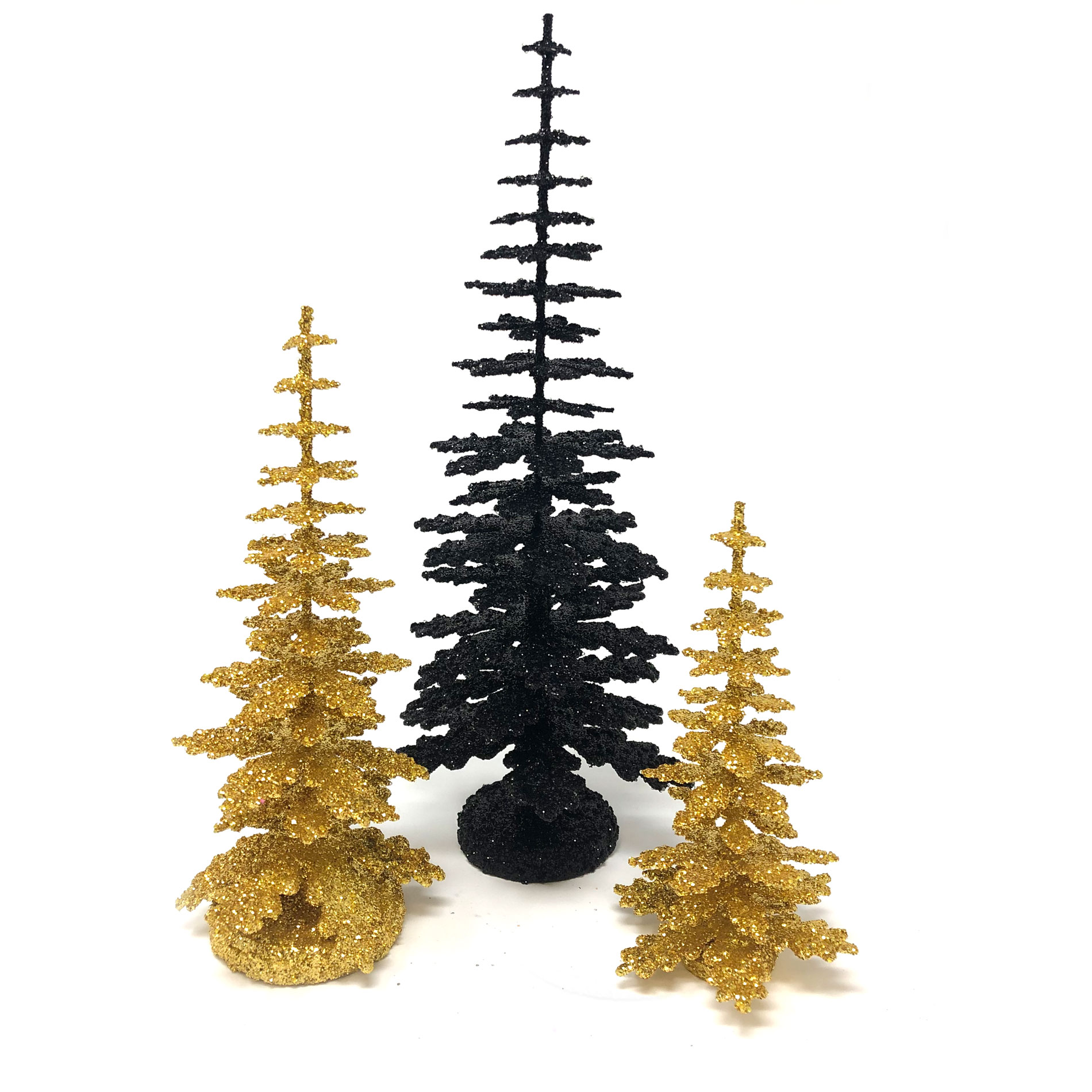 Ino Schaller Weihnachtsbaum Gold Glitzer H.ca. 20 cm von Ino Schaller