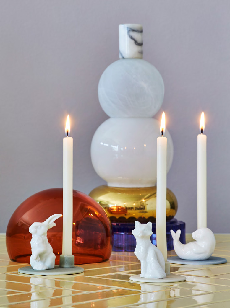 dottir Nordic Design Kerzenhalter Geburtstagsgeschichten FOX / Fuchs, Birthday Stories 