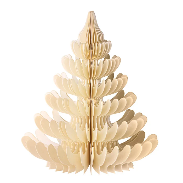 Bungalow Honeycomb Tannenbaum ANDINA, ca. 22 cm Shell von Bungalow, Papier, Honeycomb Tree Andina H22cm Shell