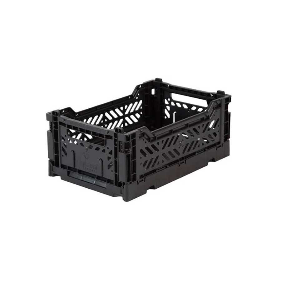 Aykasa Klappkiste mini, Farbe SCHWARZ von Aykasa, Faltkiste, Klappbox  