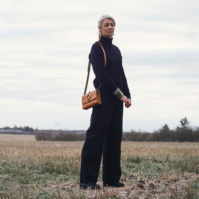 % Ledertasche Fabrikant Tasche Crossbody 1 Schwarz