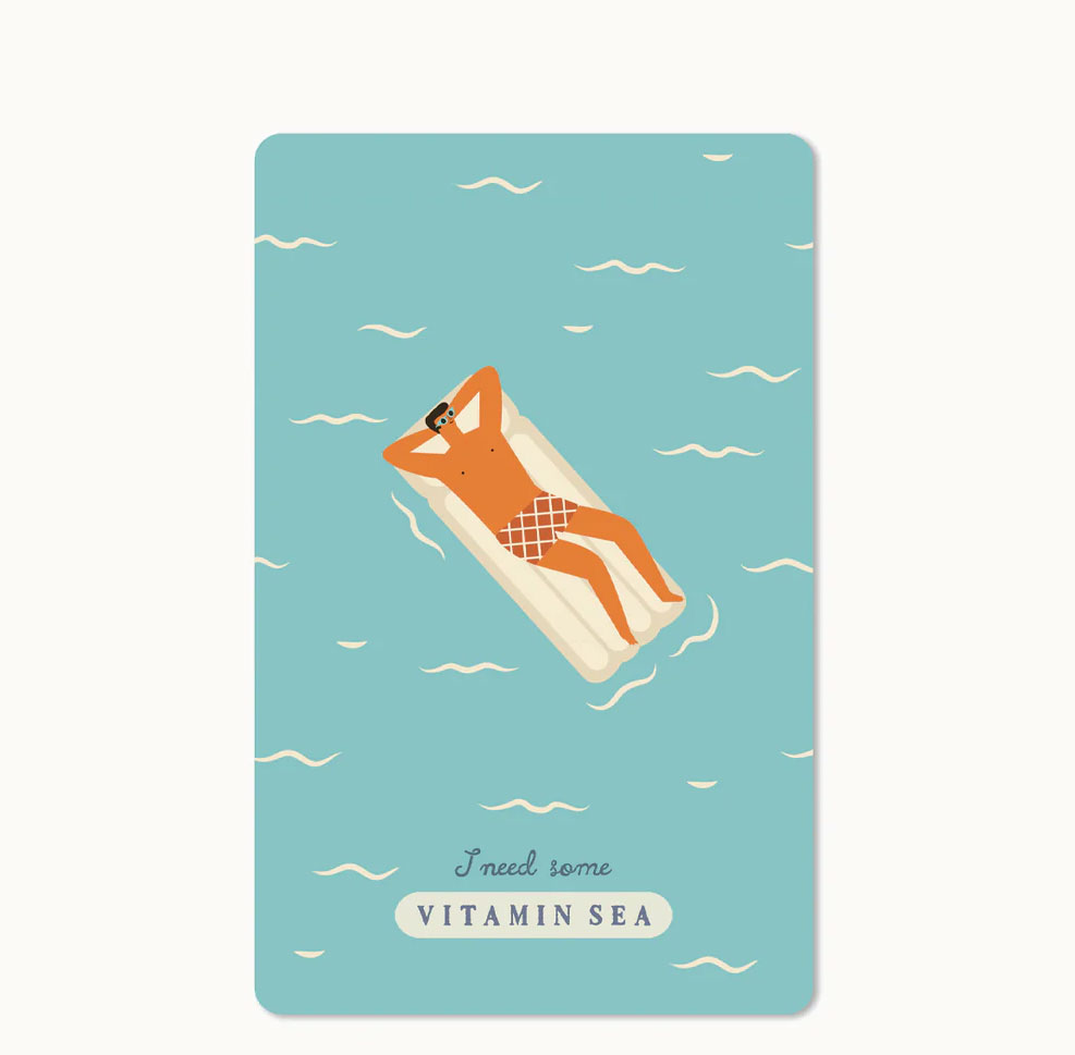 Lunacard Postkarte vitamin sea