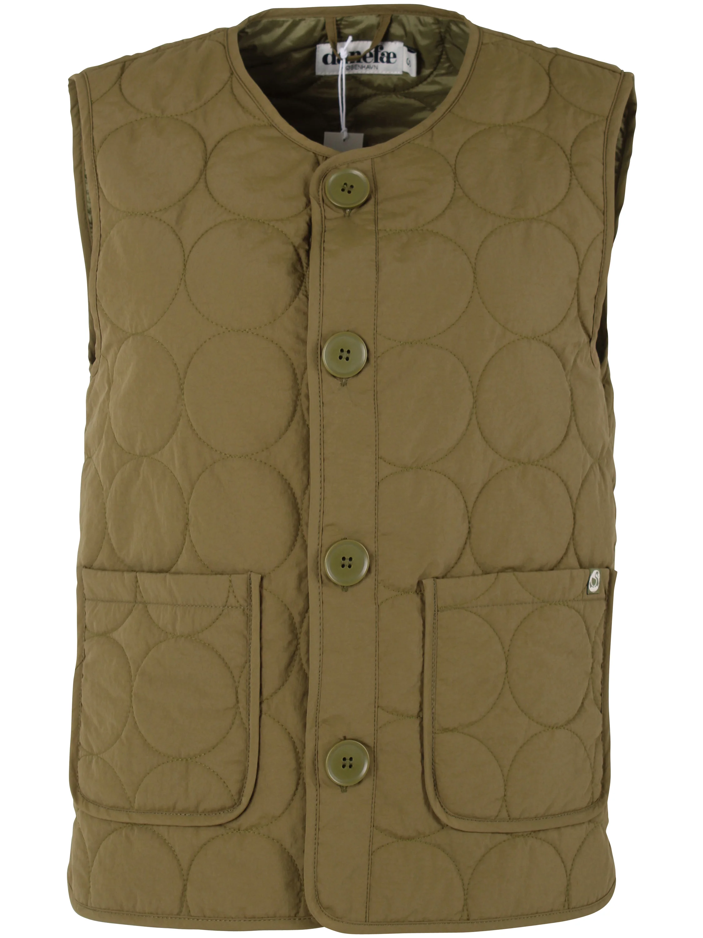 % Danefae Danefield Thermo Vest Olive, Thermoweste