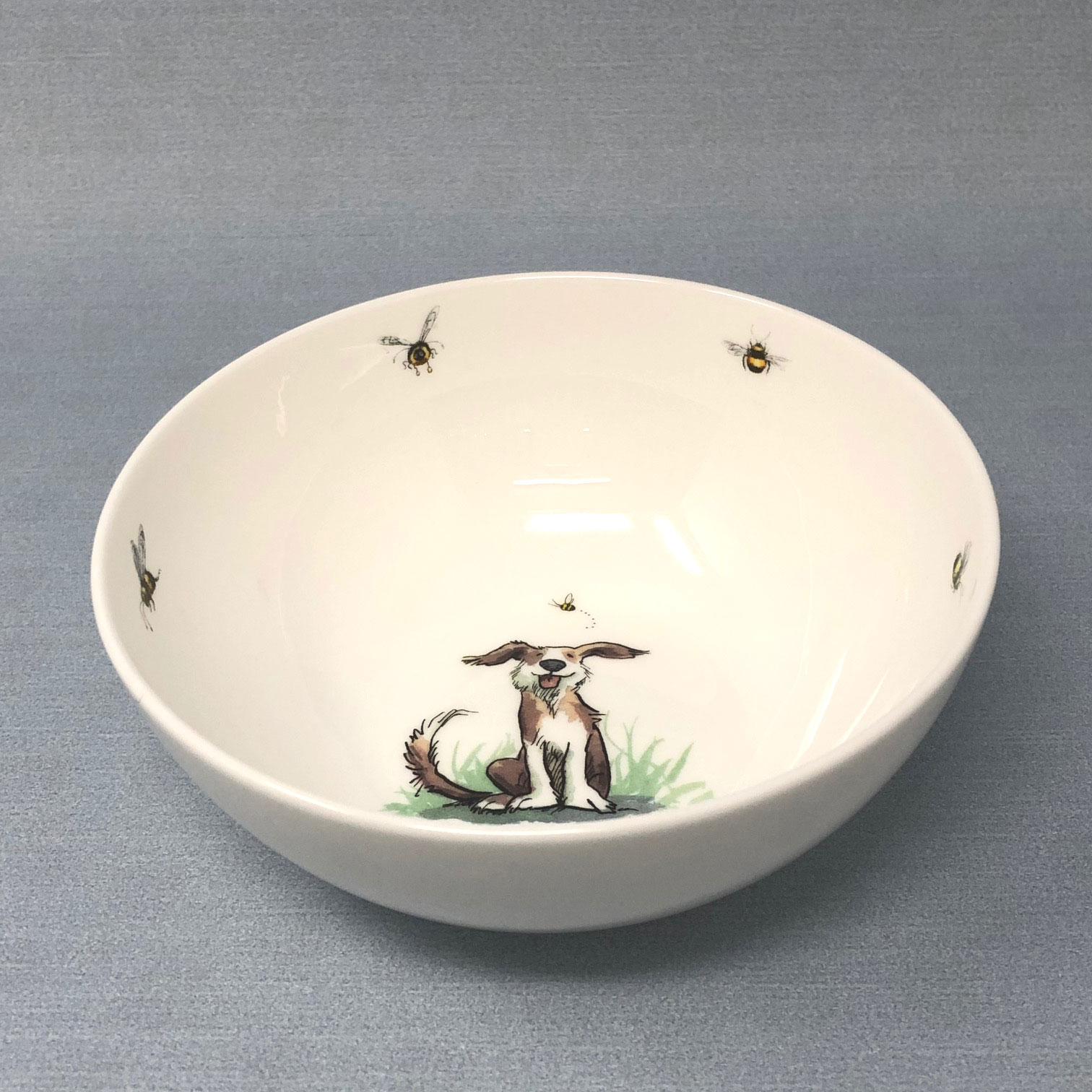 Two Bad Mice Schale "Bee Happy ", D. ca. 13 cm by Anita Jeram, Hund