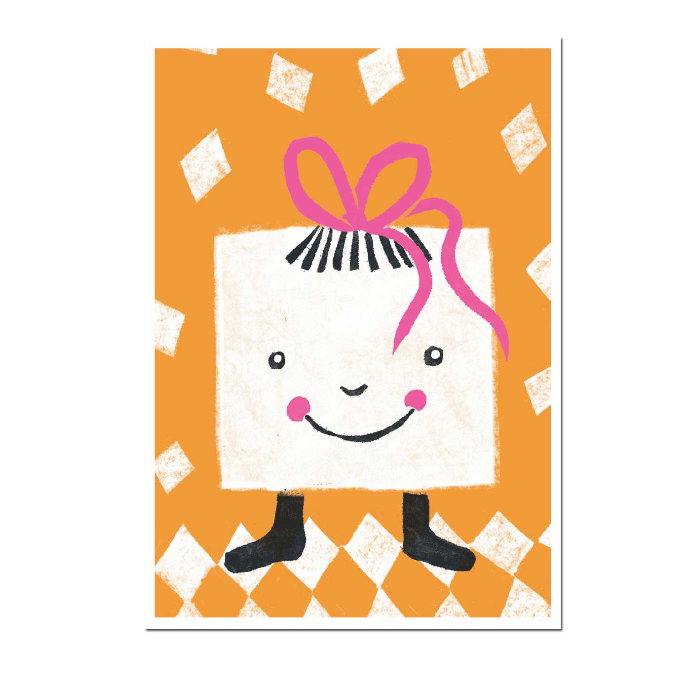Postkarte Happy - Geschenkli   von schönegrüsse    , Geschenk