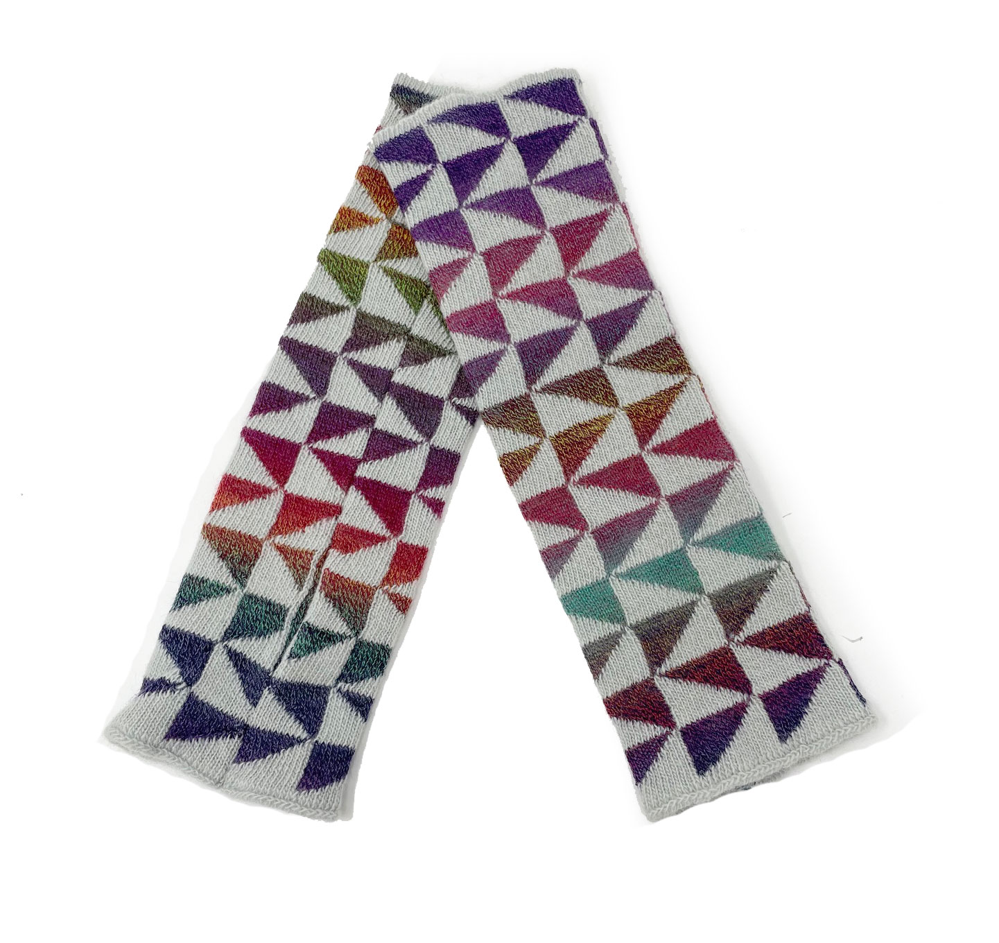 McKernan Handstulpen "TRIO" CLOUD , ca. 27 x 8 cm, 100% Wolle, Pulswärmer   