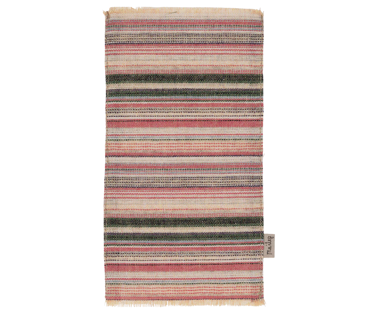 Maileg Miniaturteppich, gestreift, ca.  15,5 x 9 cm