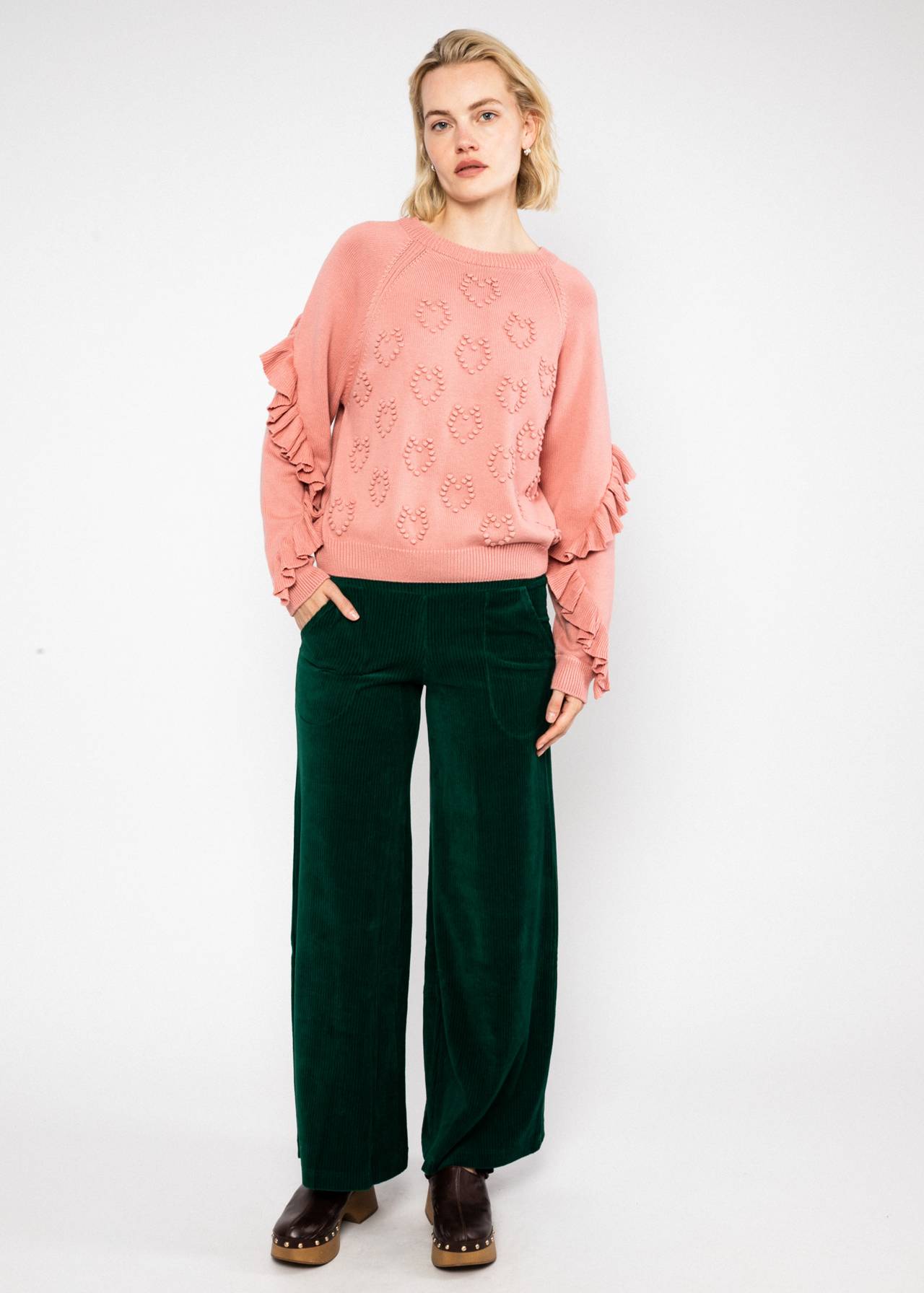 Blutsgeschwister Hose Jolly Marleen long green grape taste