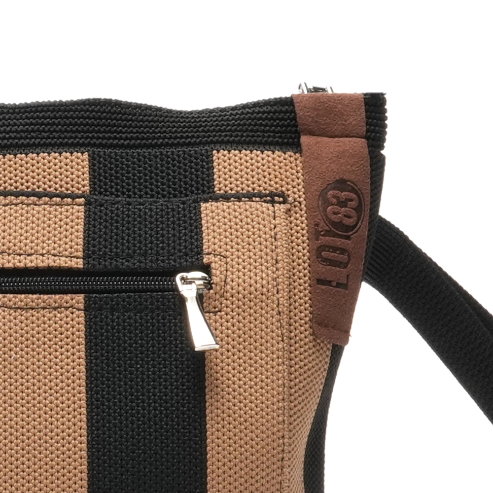 LOT83 Necessaire Tasche JIP 10  Khaki-Schwarz, ca. 28 x 20 cm  , Kulturbeutel