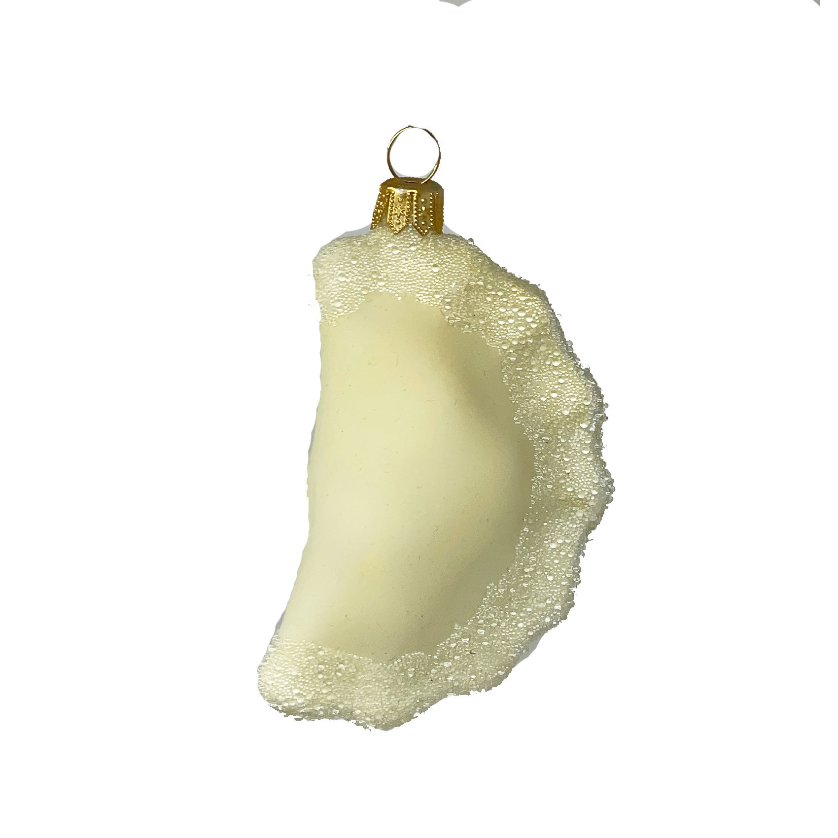 Christbaumkugel Dumpling, Glas, ca., Teigtasche