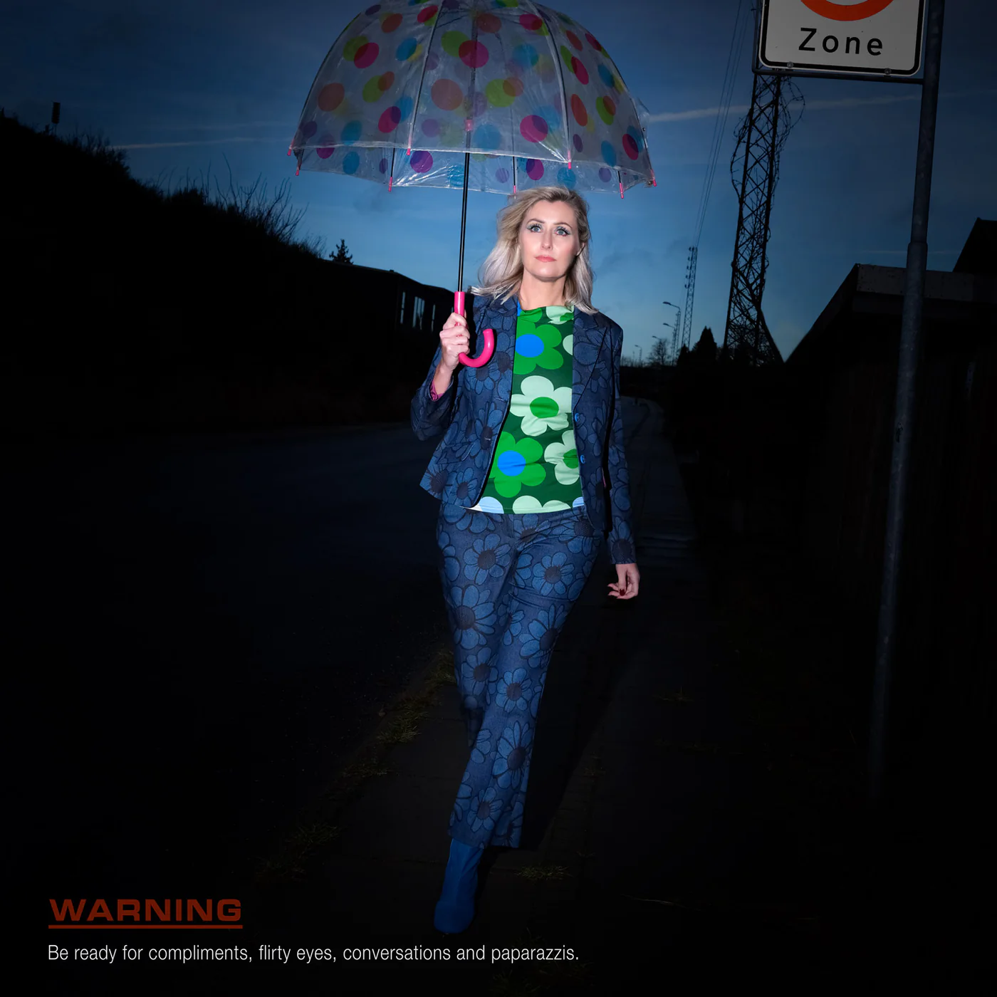 MARGOT Traffic Hose blau,  MARGOT verrückte Mode aus Dänemark