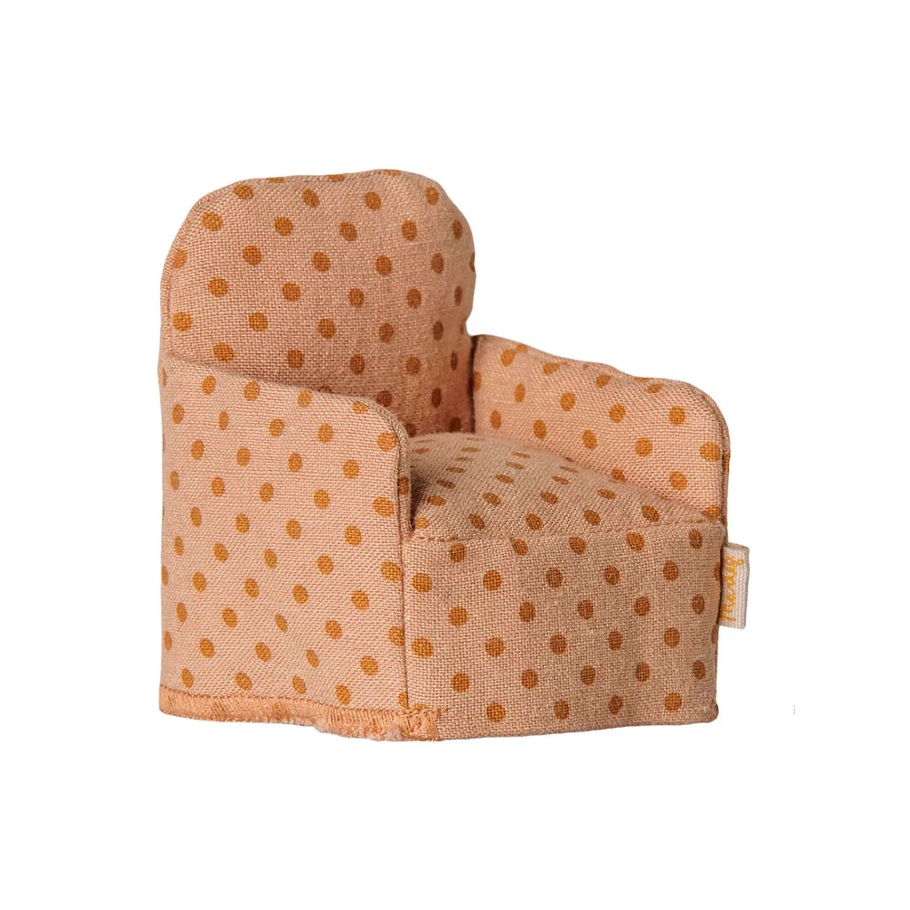 Maileg Sessel fürs Mausehaus mit Punkten, Klappstuhl, Maus – Punkte, ca. 7,5 cm