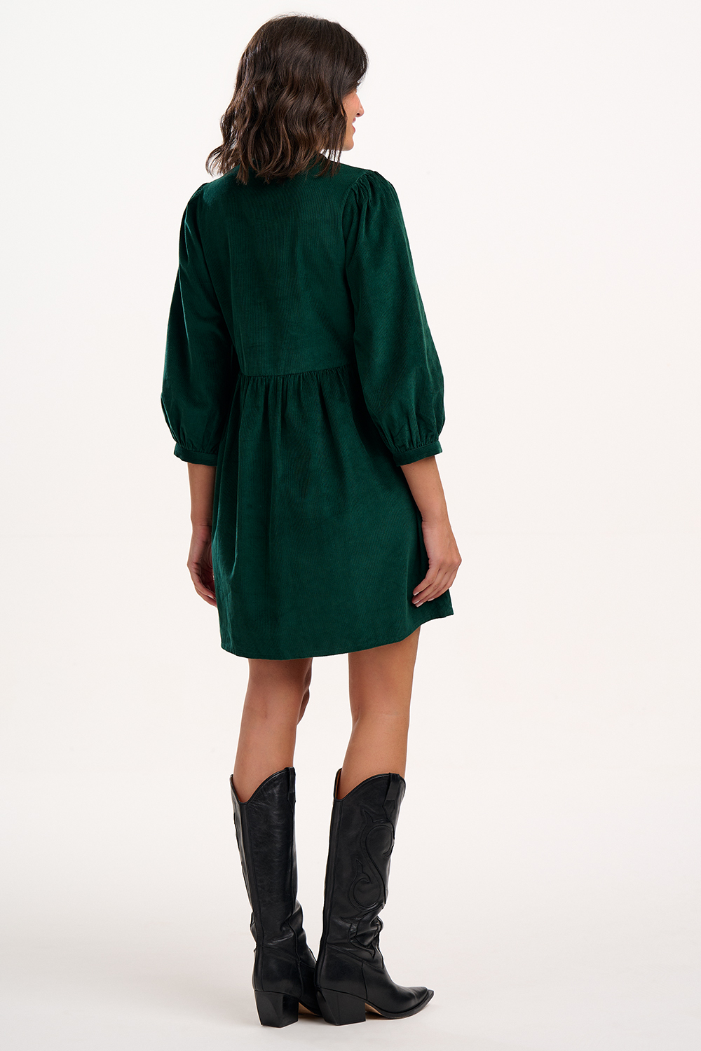 % Kleid Brandy Cord Green von sugarhill BRIGHTON